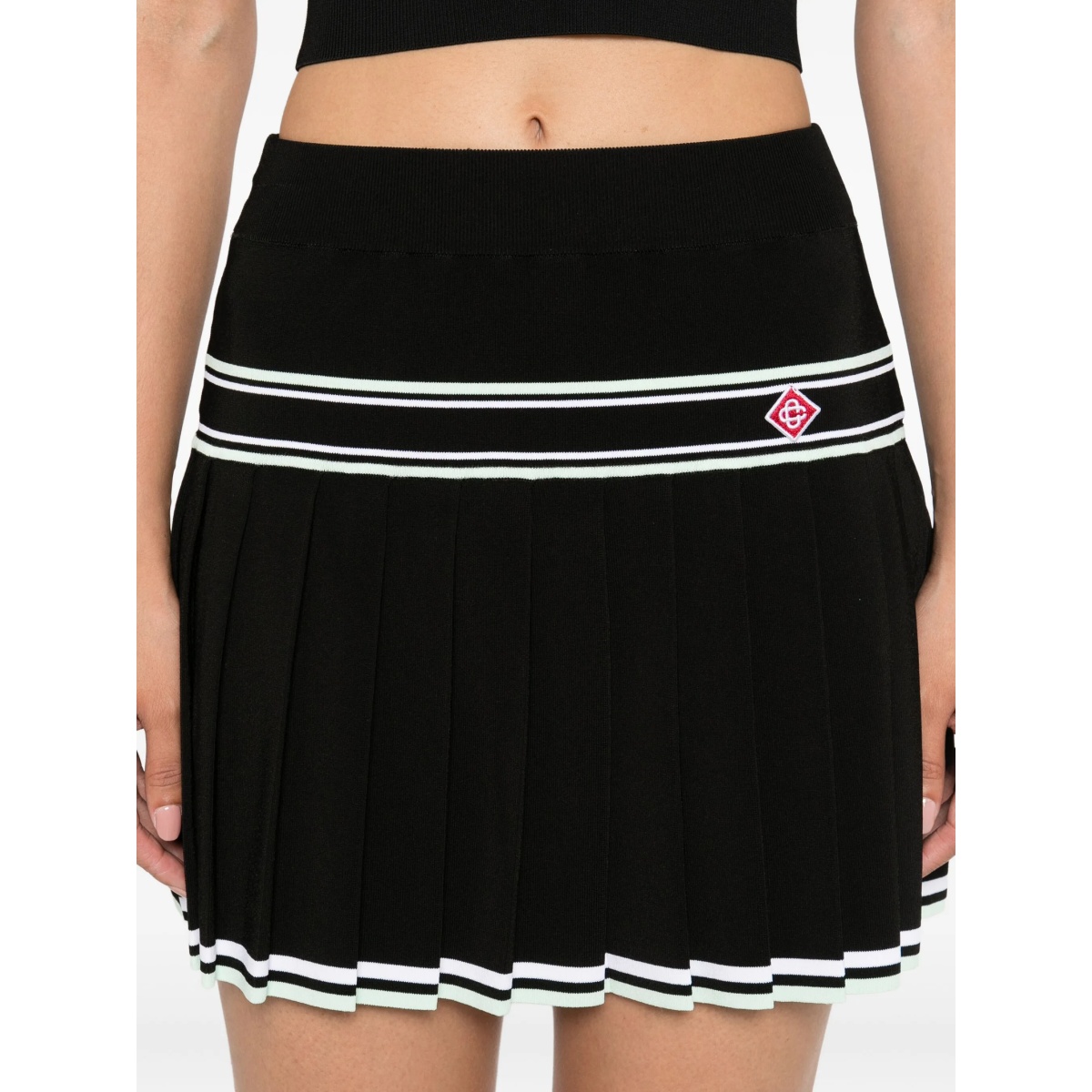 pleated striped skirt - Img 5
