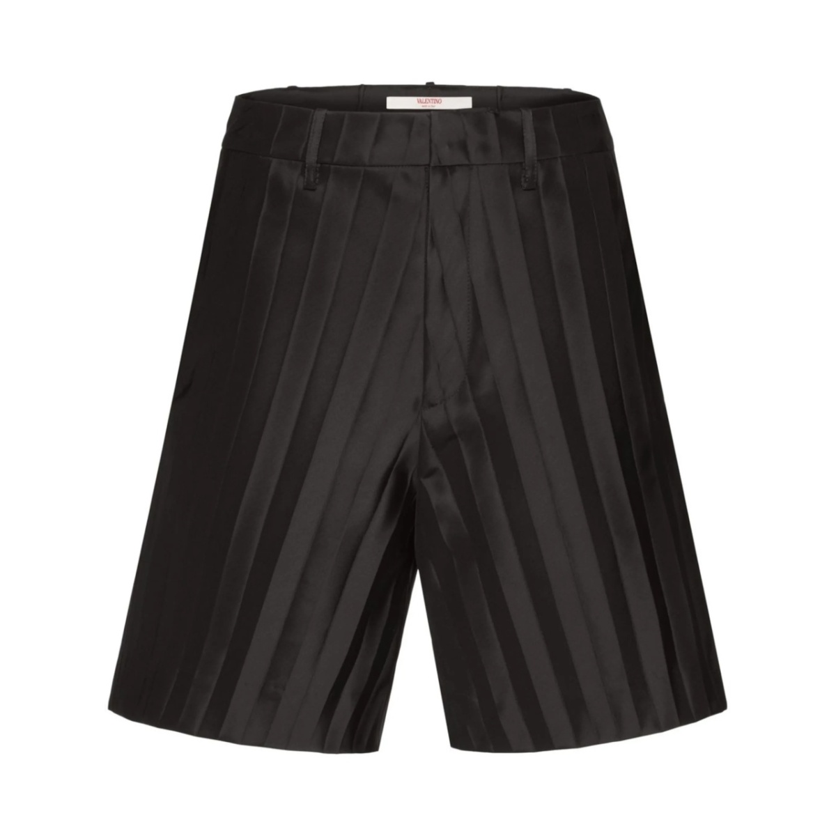 pleated tailored shorts