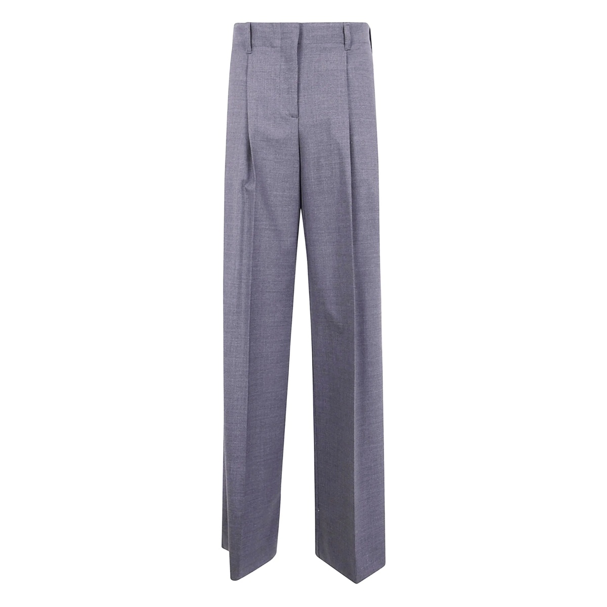 pleated wool trousers