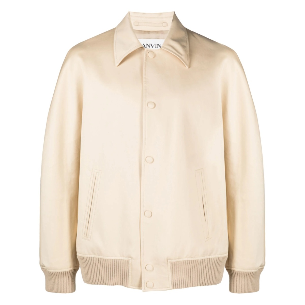 pointed-collar bomber jacket