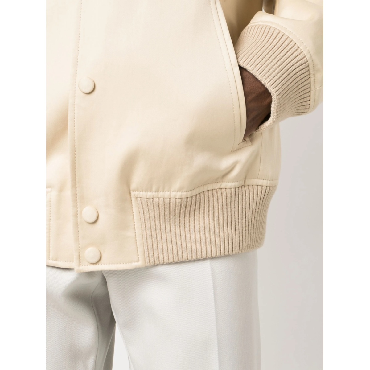 pointed-collar bomber jacket - Img 5