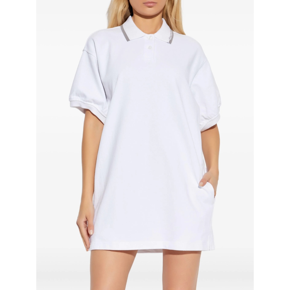 polo-collar mini dress - Img 3