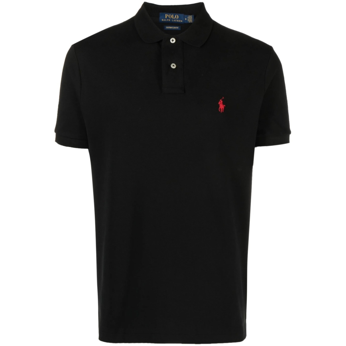 Polo Pony-embroidered cotton polo shirt