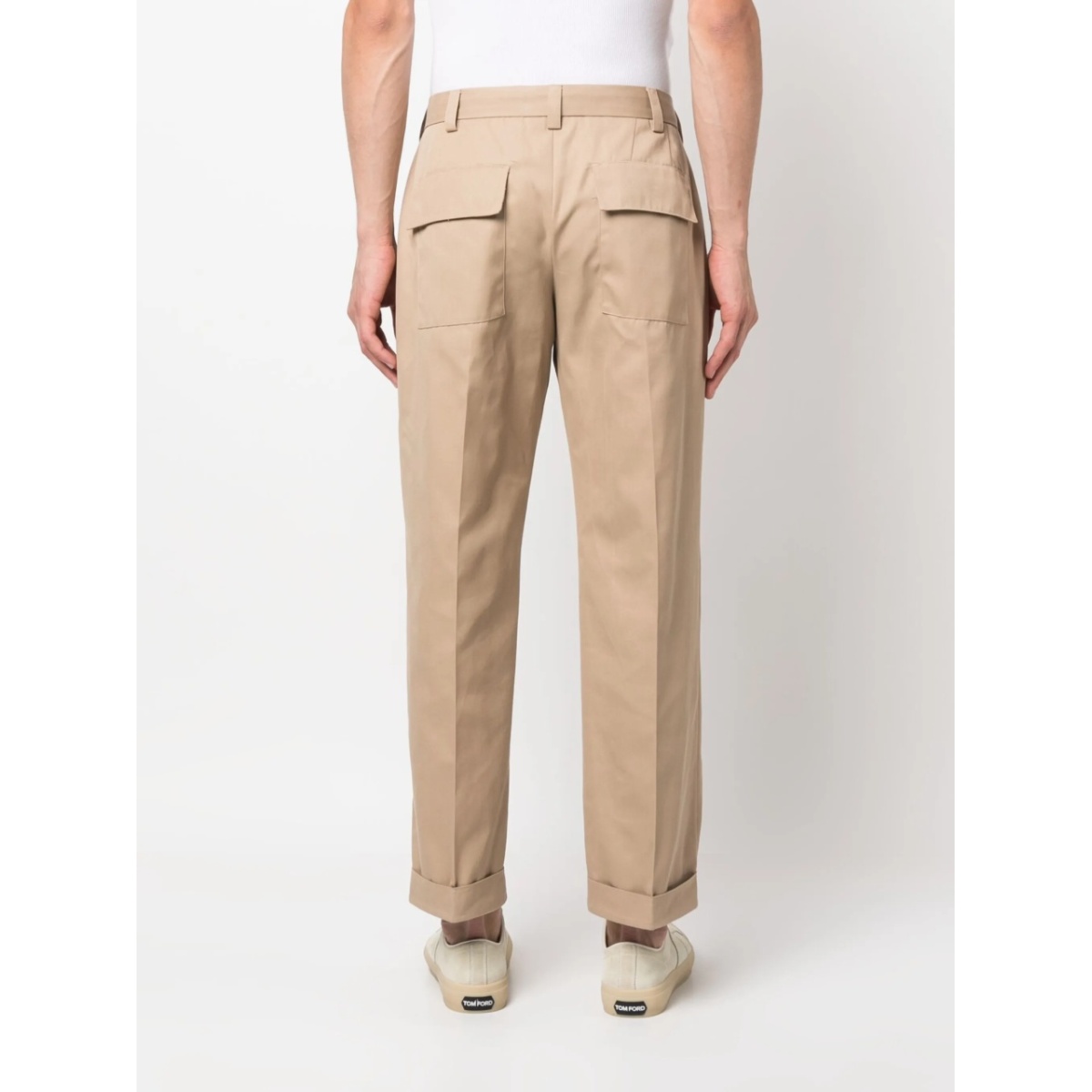 pressed-crease chino trousers - Img 4