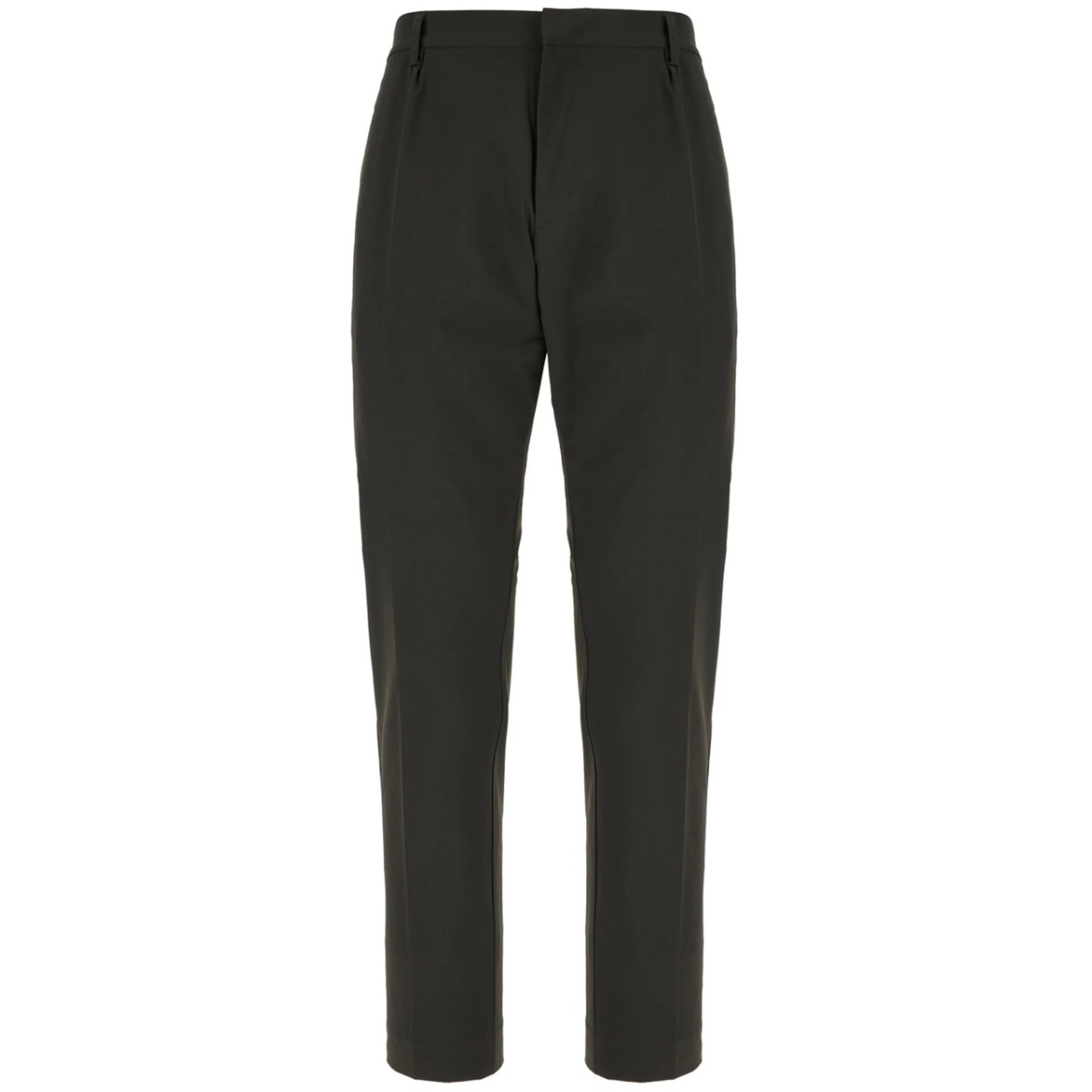 pressed crease tailored trousers