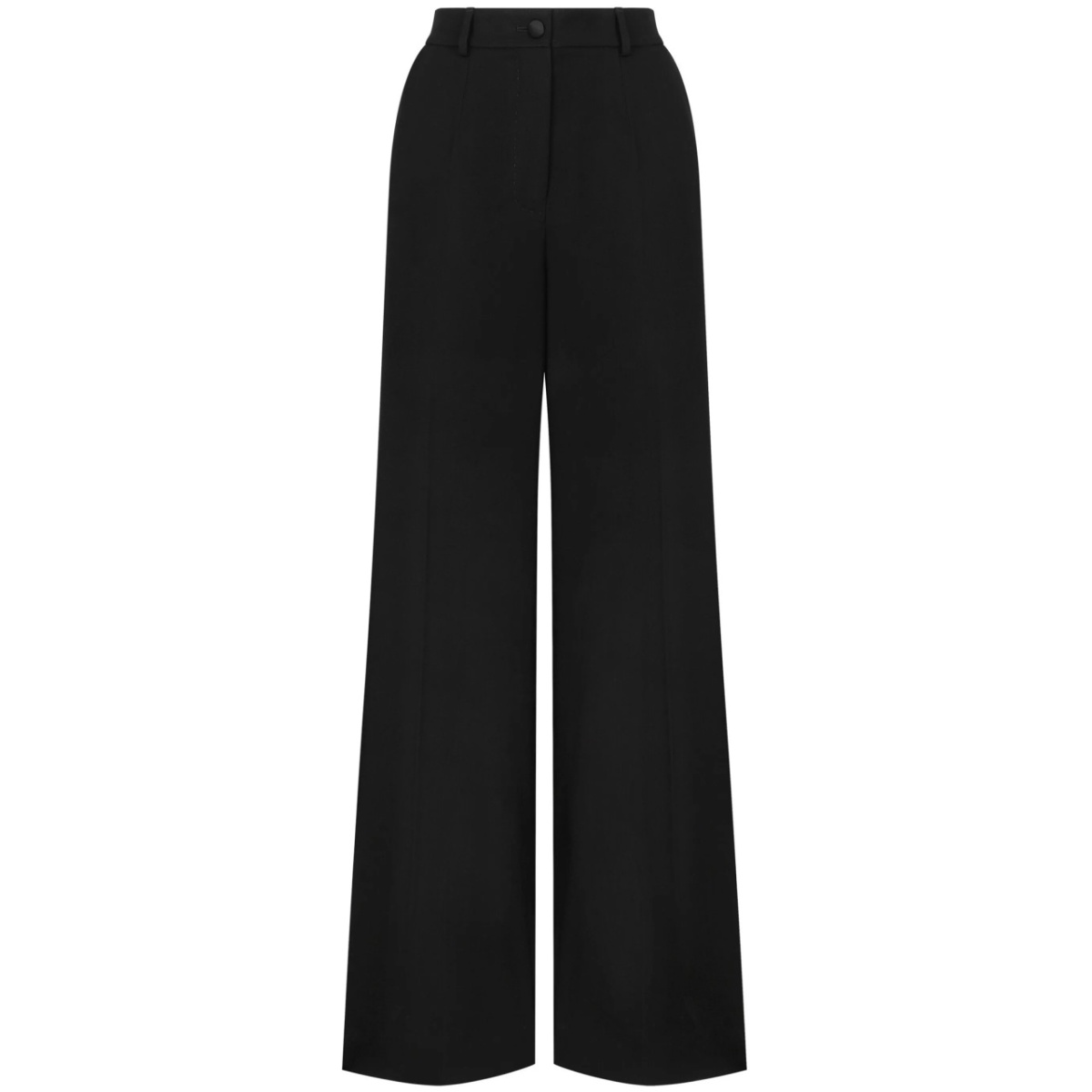 pressed-crease trousers