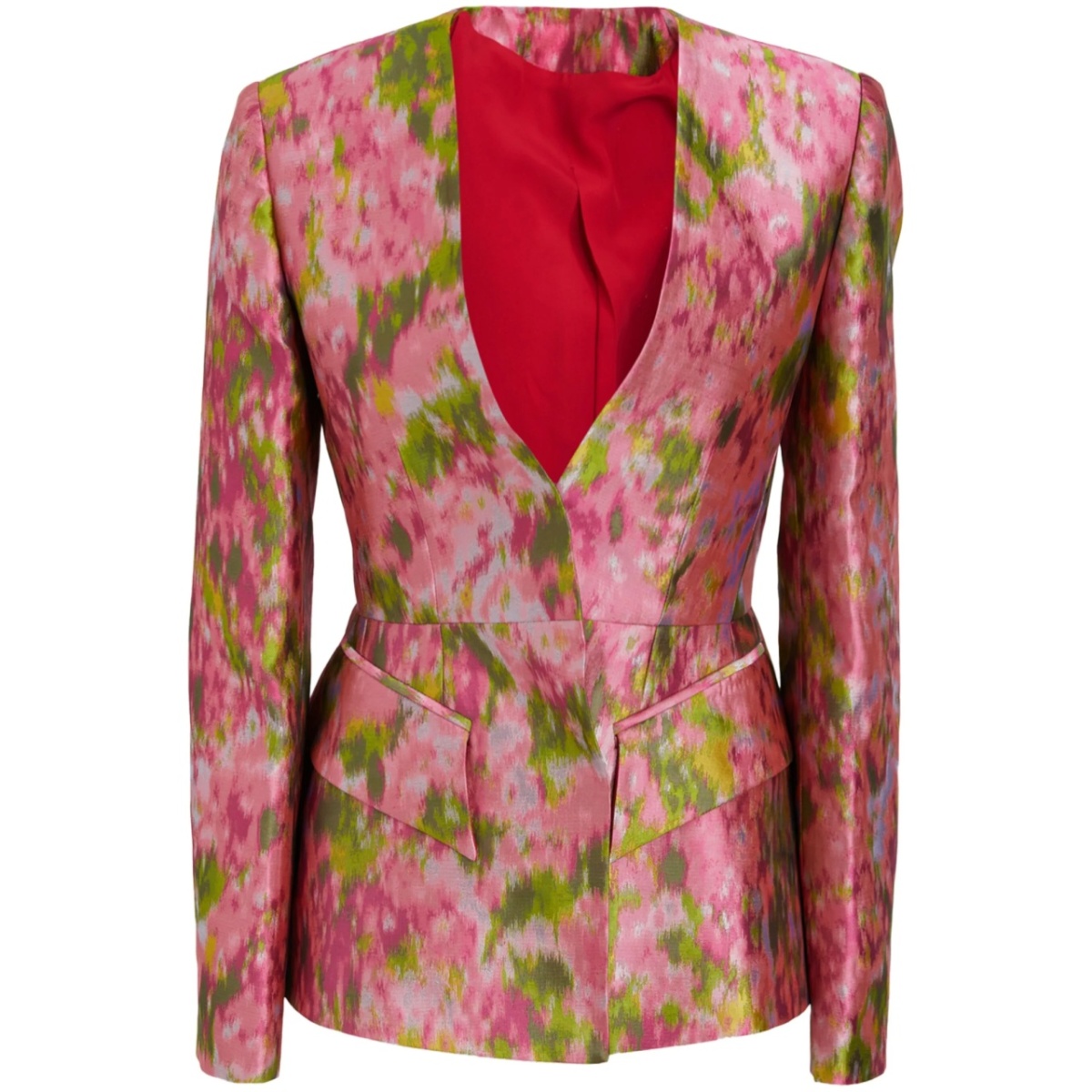 printed blazer