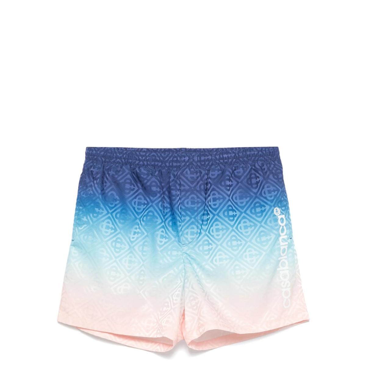 printed swim shorts