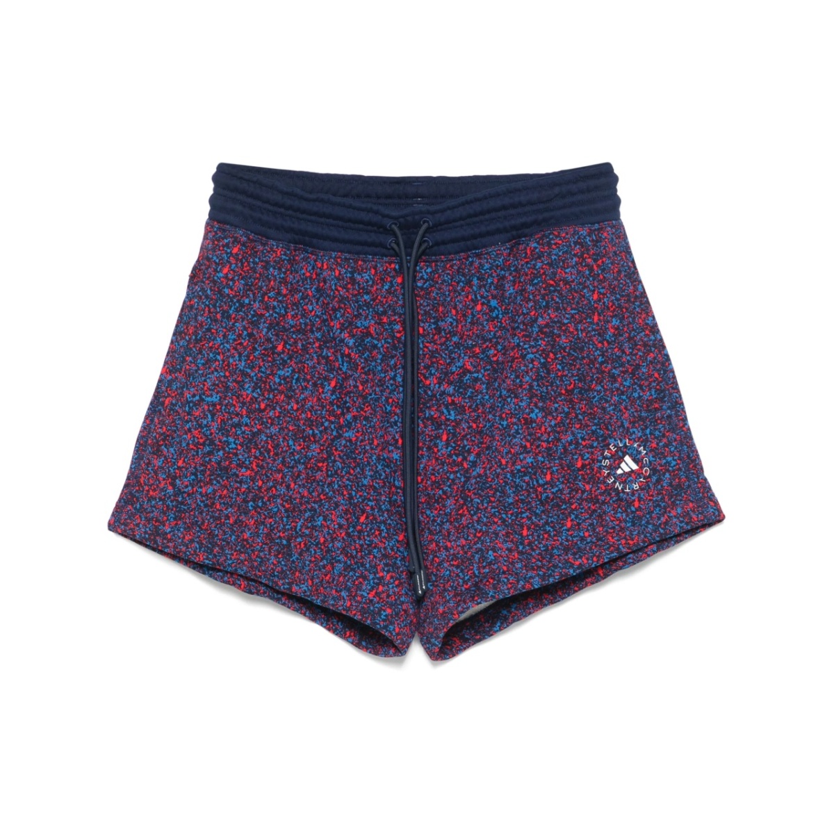 printed terry shorts