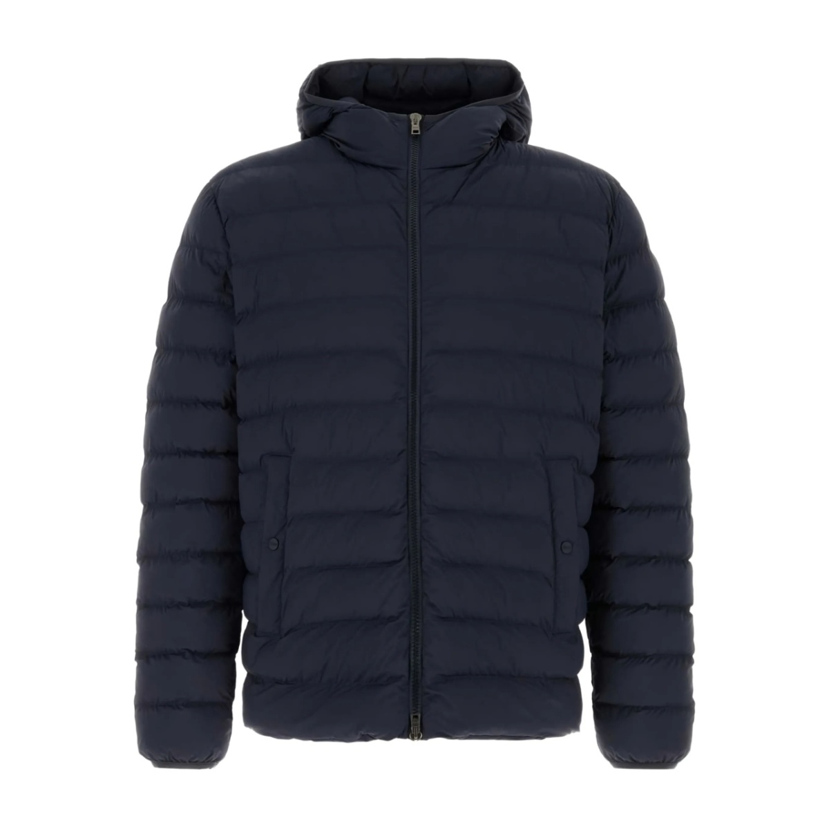 quilted hooded jacket