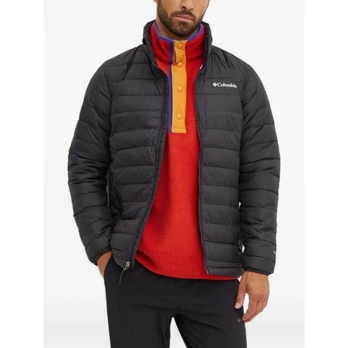 quilted-pattern jacket