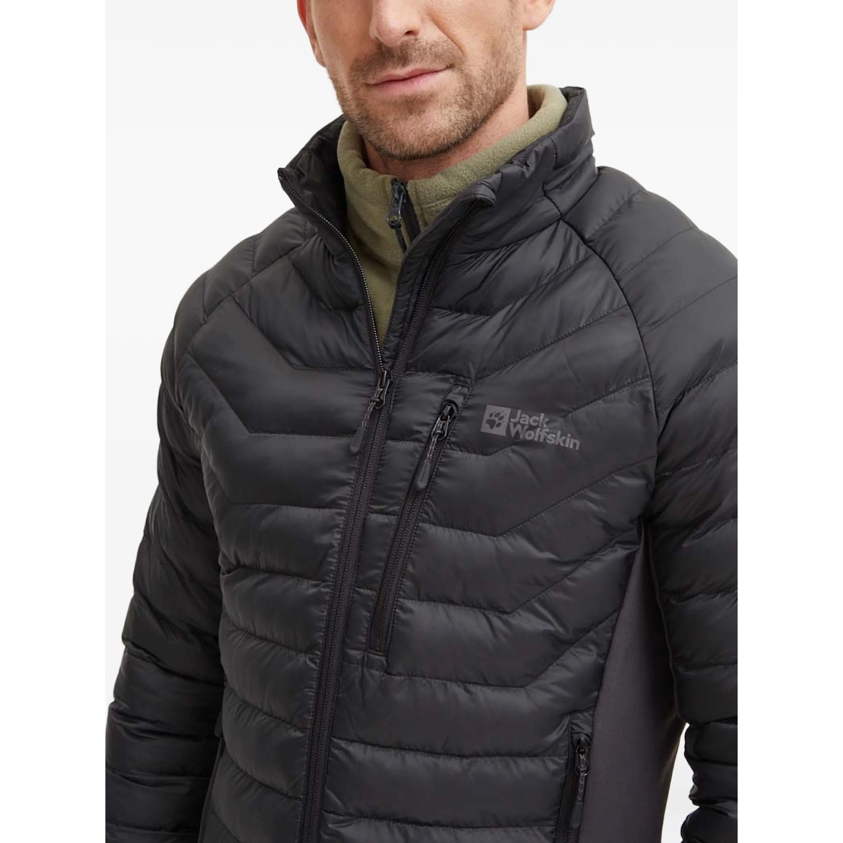 quilted zip-fastening performance jacket - Img 4