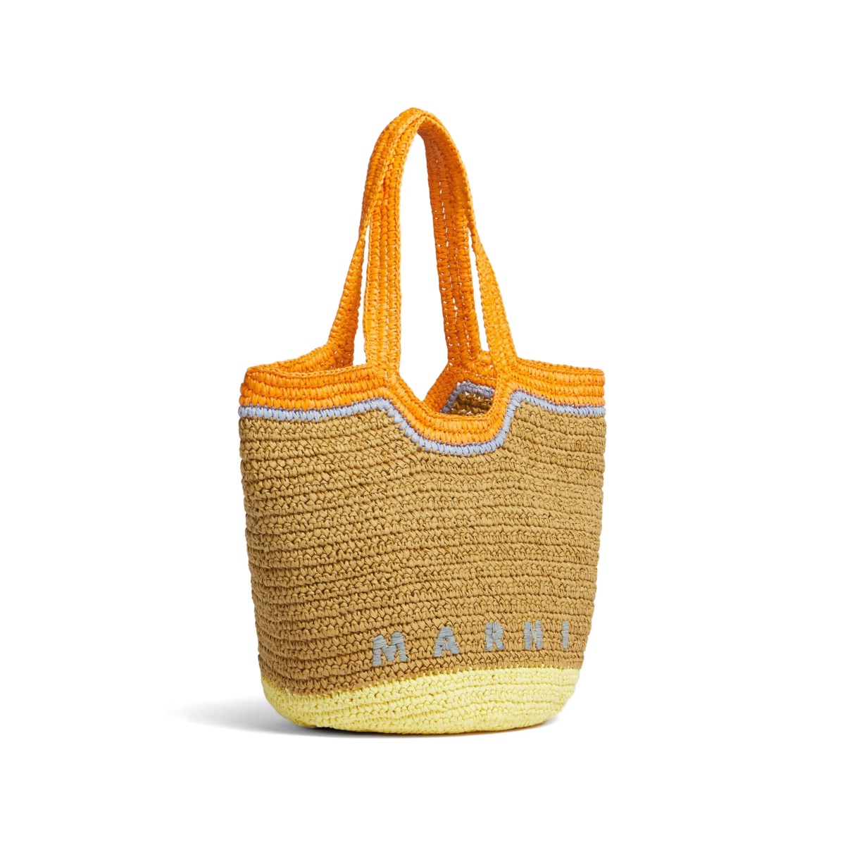 raffia logo shoulder bag - Img 3