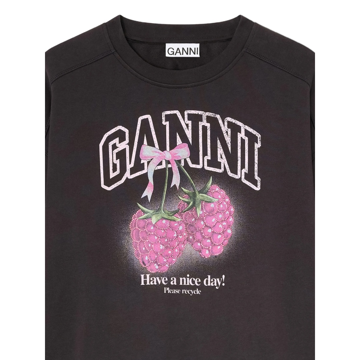 raspberry-print sweatshirt - Img 2