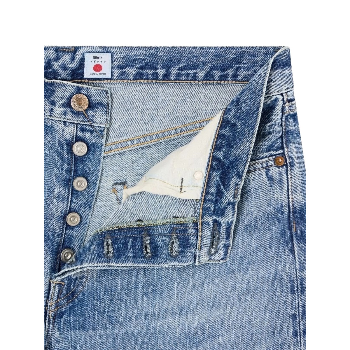 rear logo-patch jeans - Img 5
