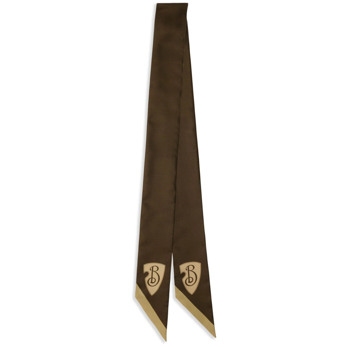 reversible B Shield scarf