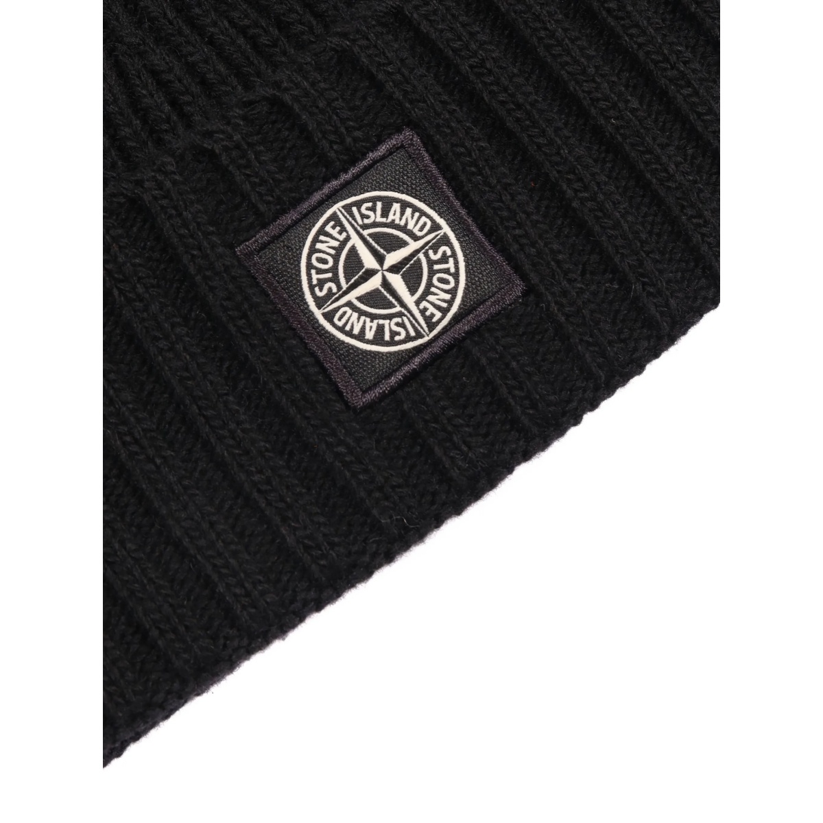 ribbed logo-patch beanie - Img 3