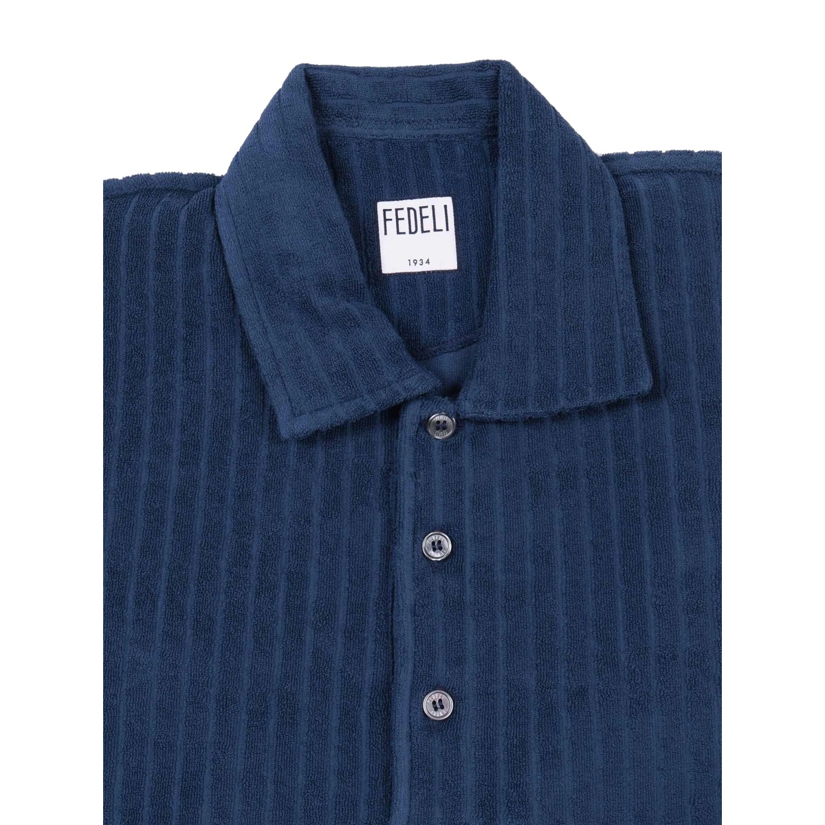 ribbed short-sleeve polo shirt - Img 3
