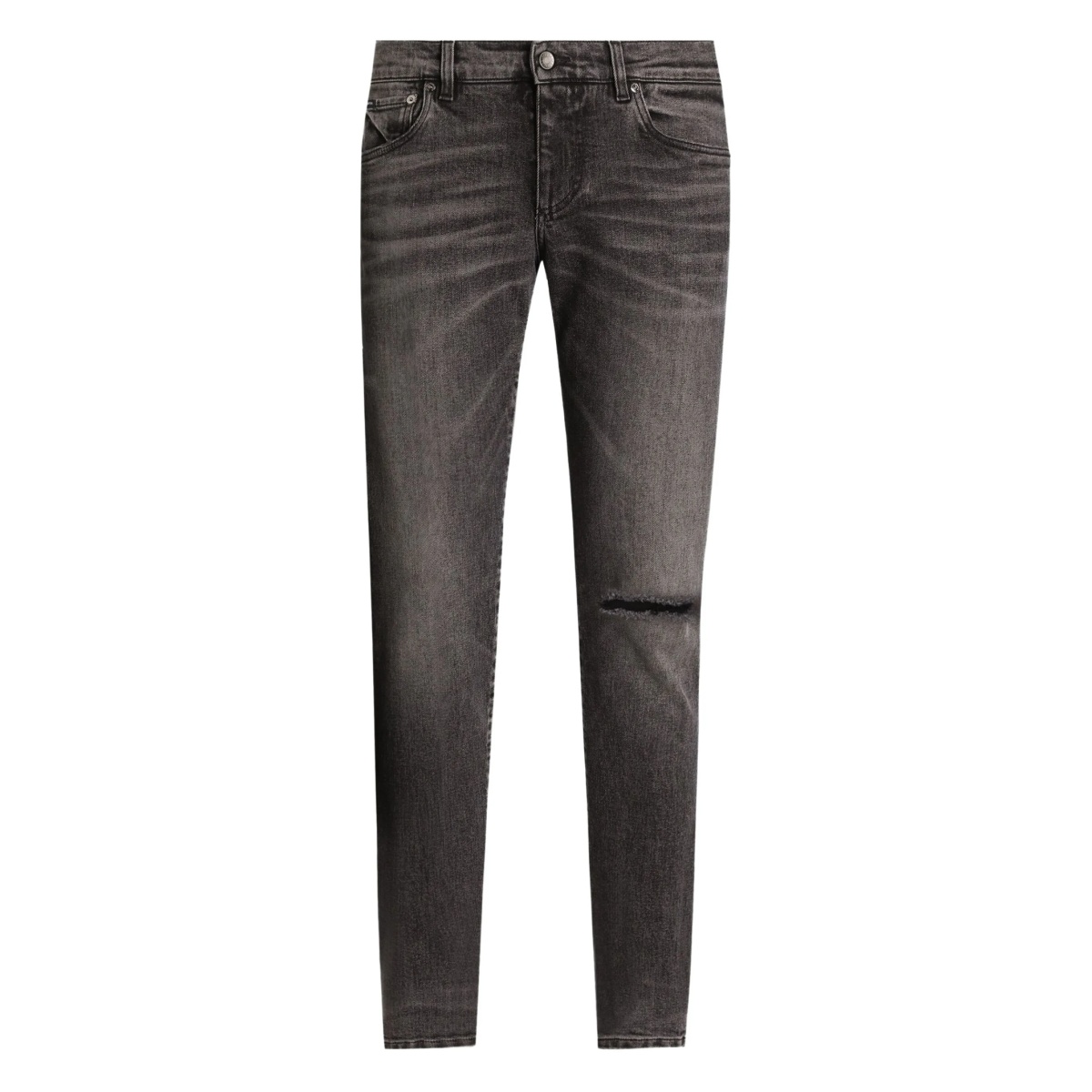 ripped-details jeans