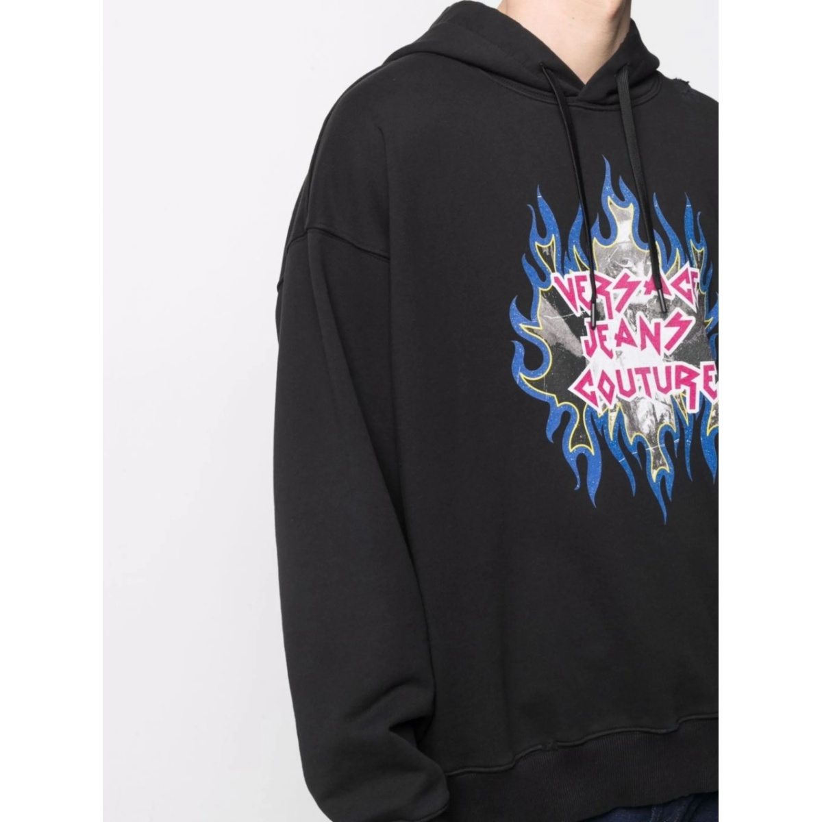 Rock logo-print hoodie - Img 5