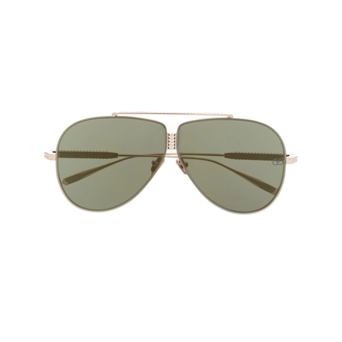 Rockstud pilot-frame sunglasses