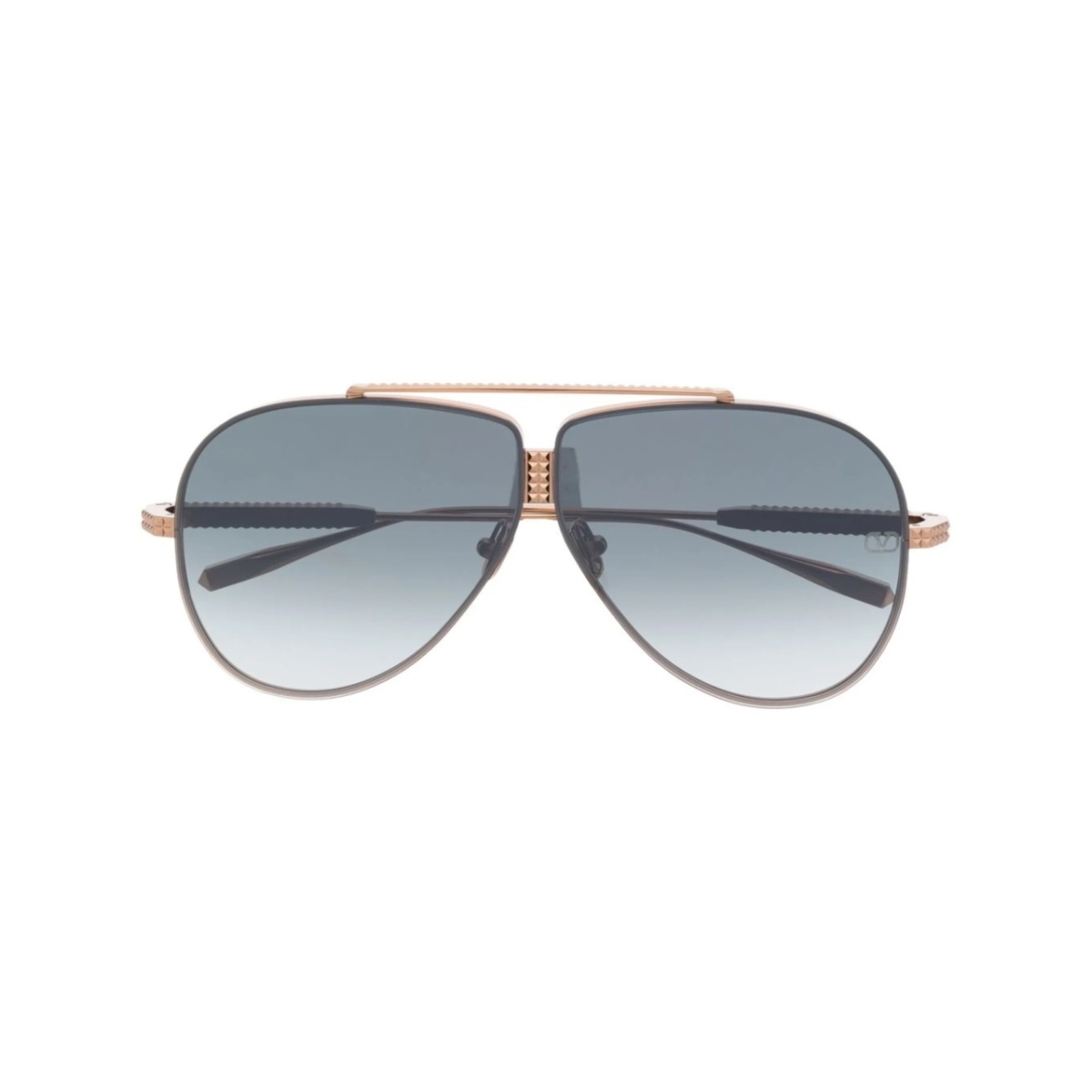 Rockstud pilot-frame sunglasses