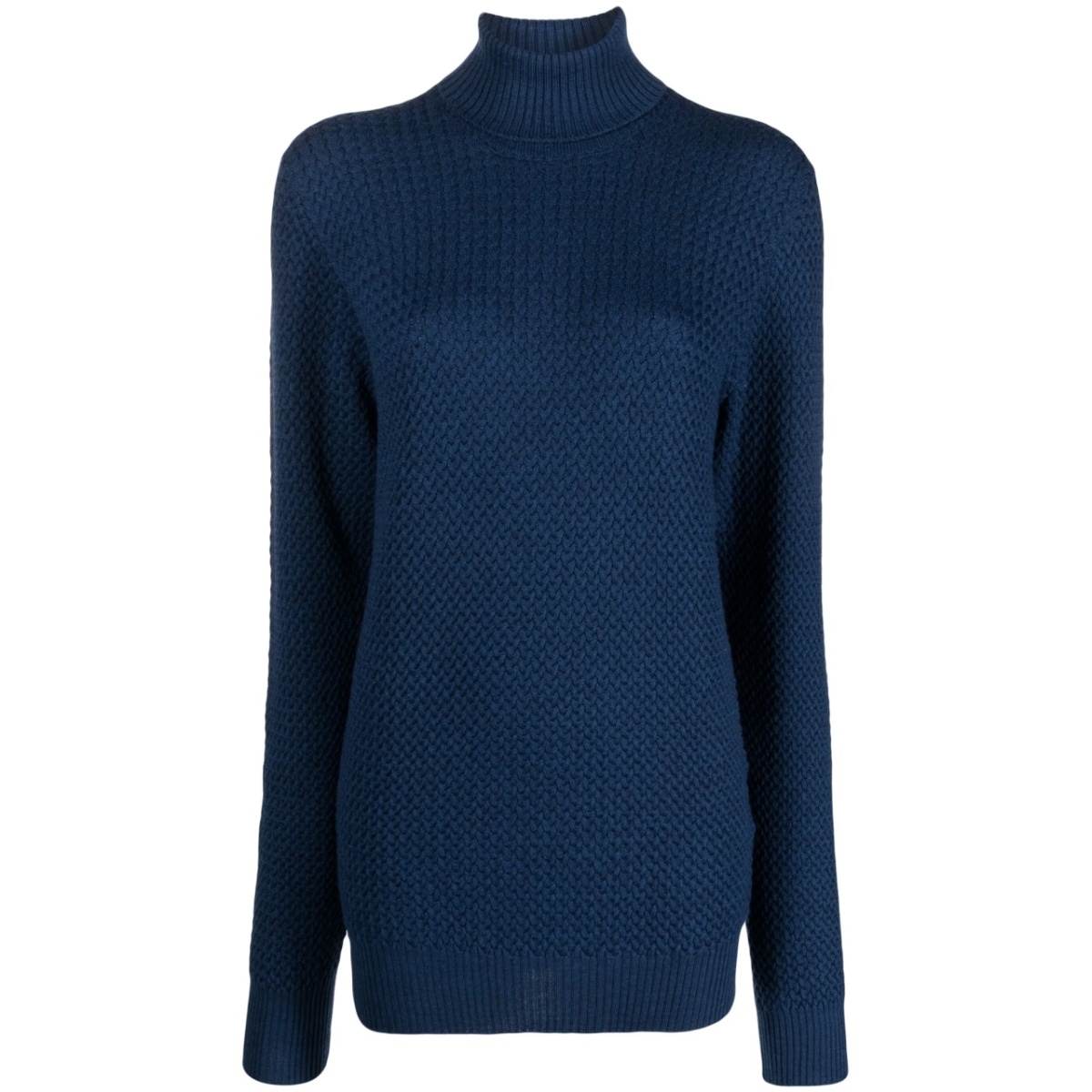 roll-neck virgin wool jumper