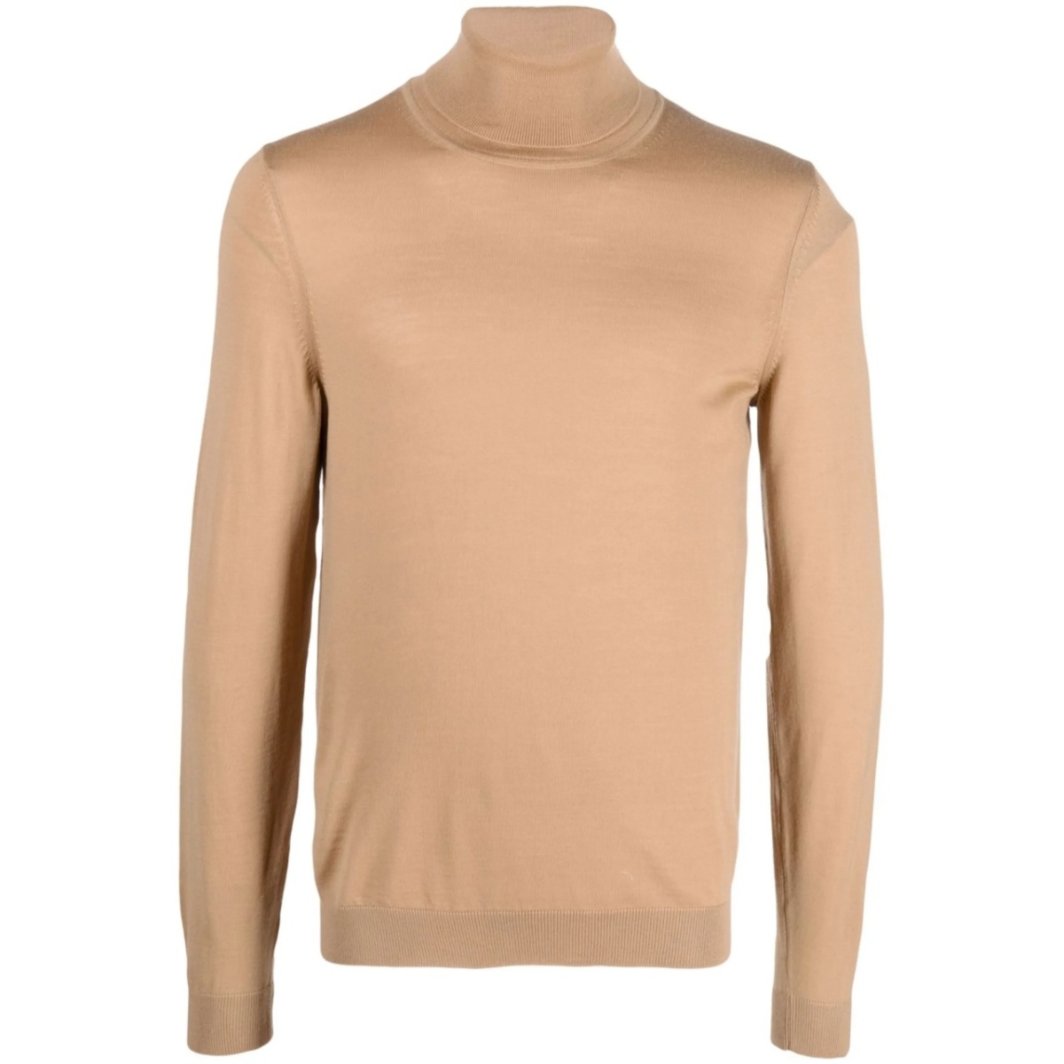 roll-neck wool jumper