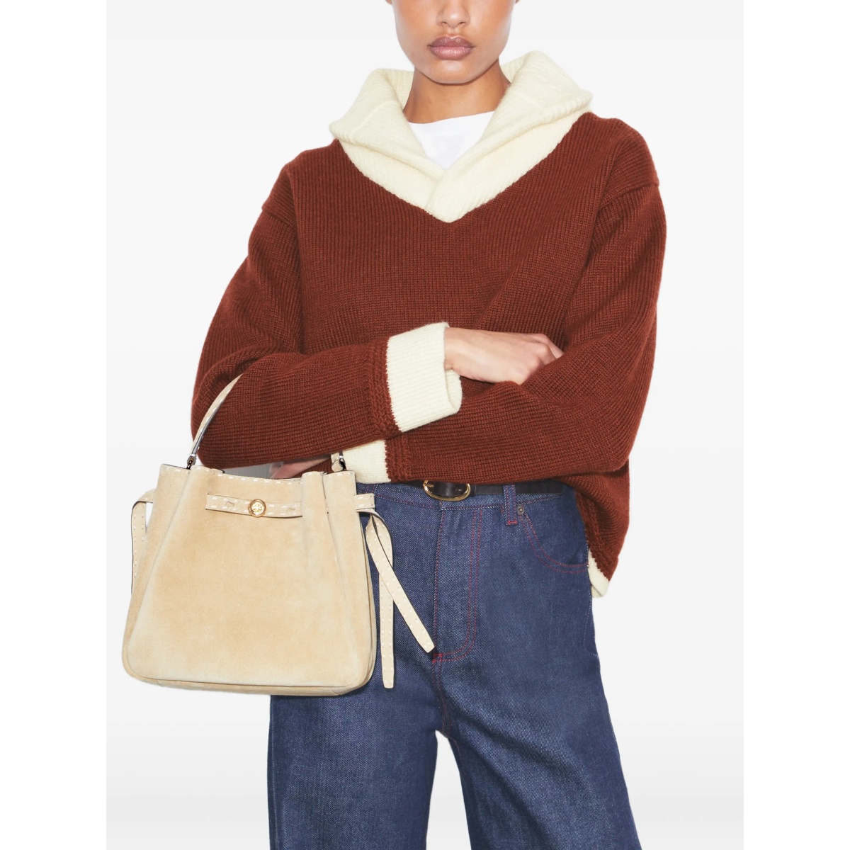 Romy pick stitch bucket bag - Img 3