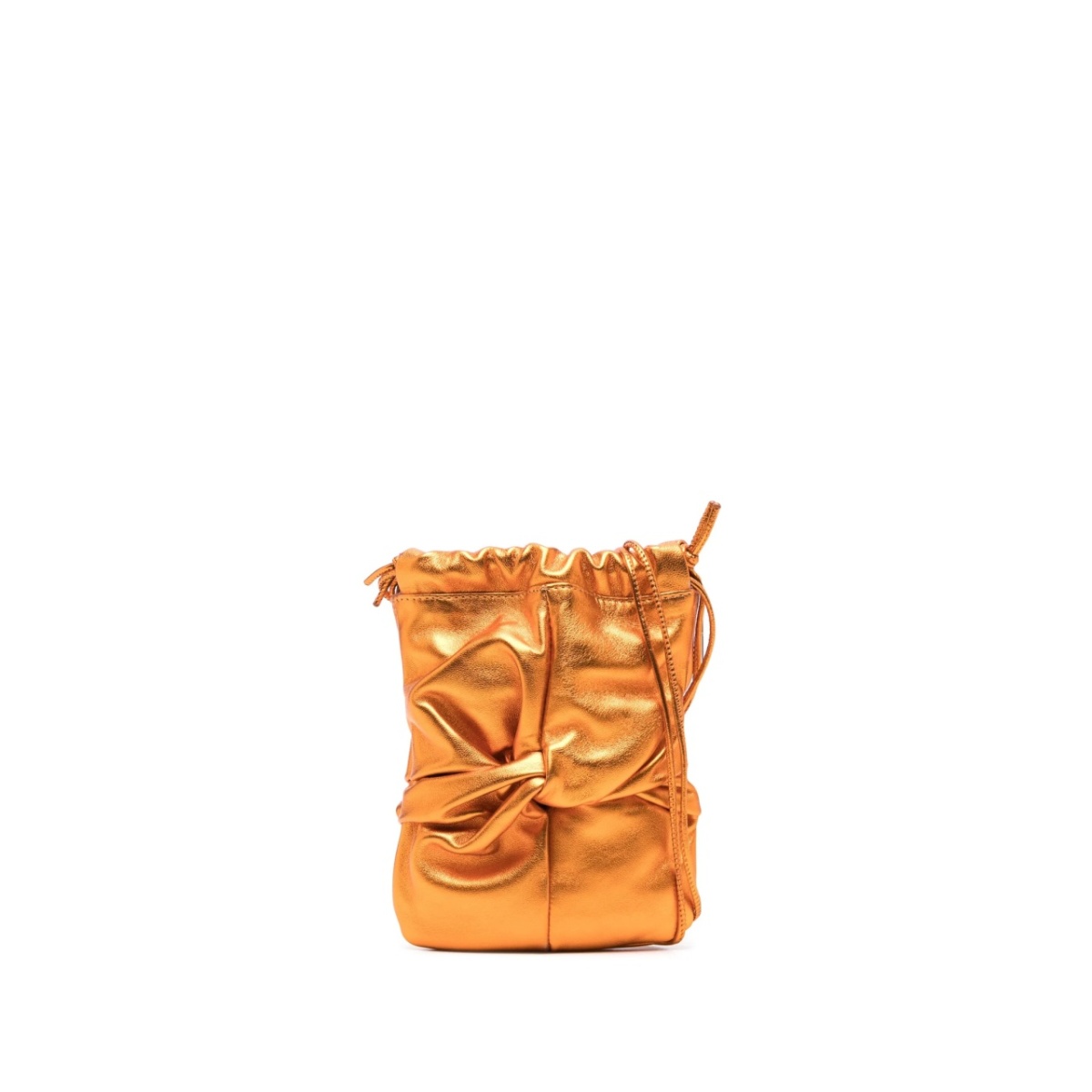 Ronet metallic bucket bag