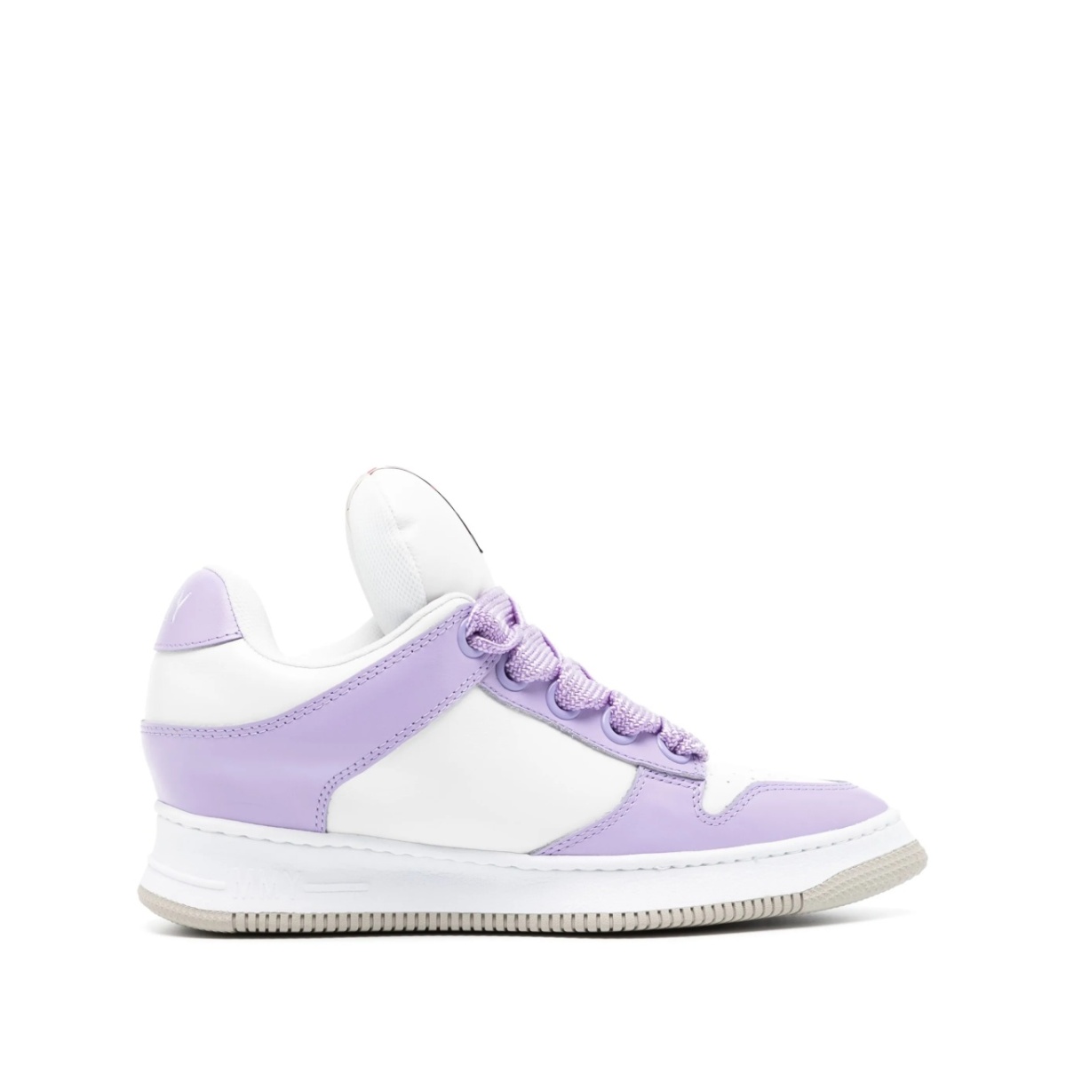 Rosy pointed-toe puffer sneakers