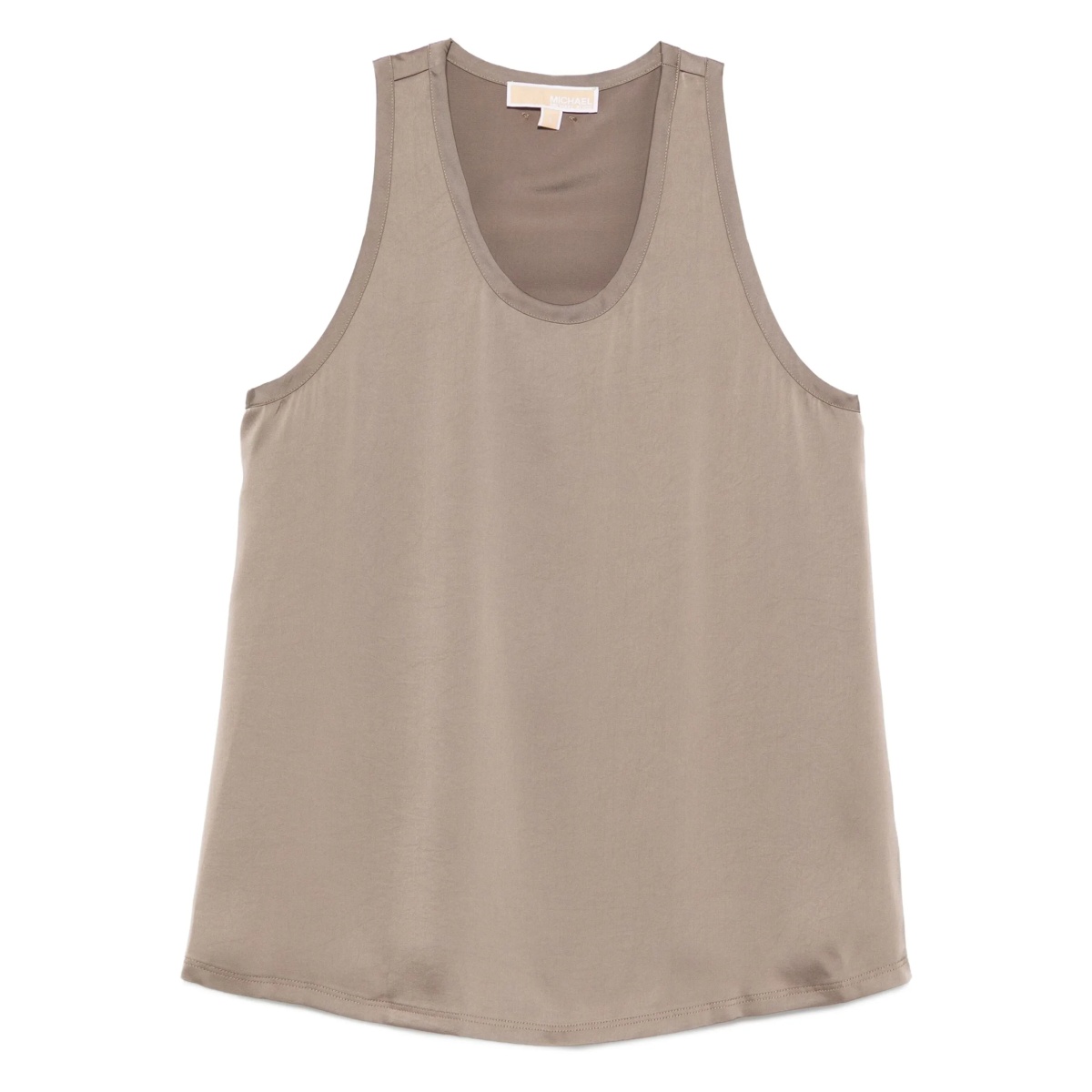 round-neck sleeveless top