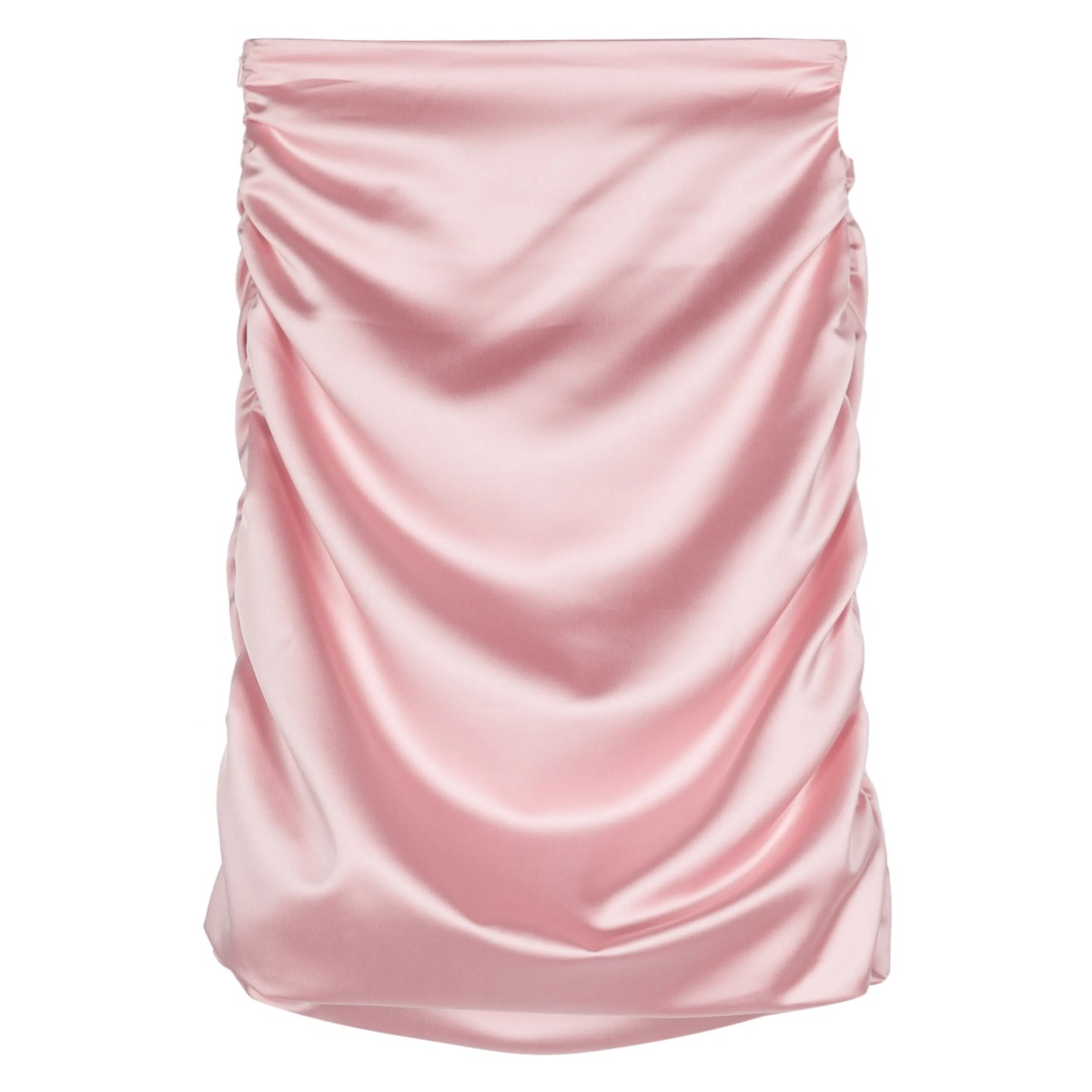ruched-detail satin skirt - Img 2