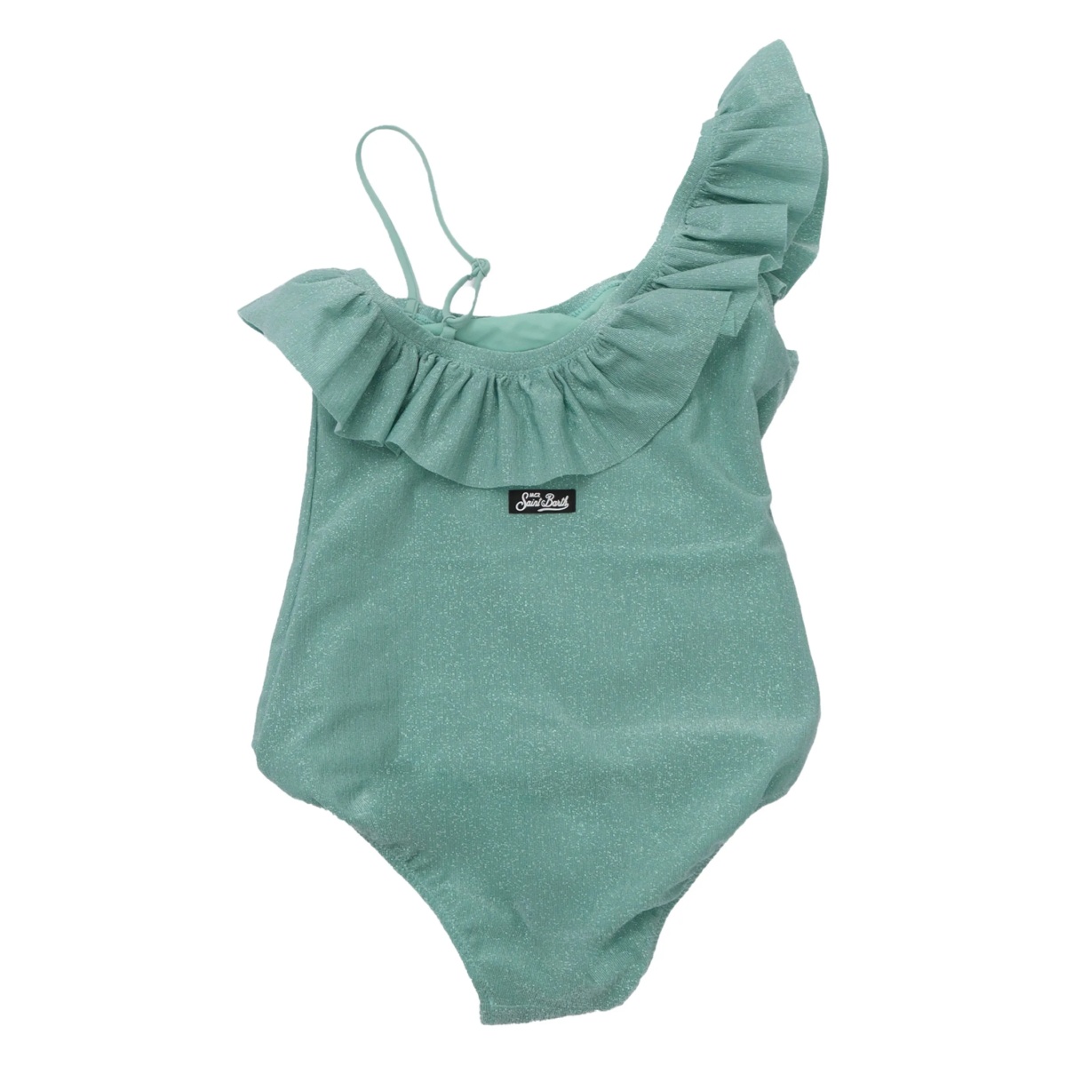 ruffle asymmetric-shoulder swimsuit - Img 2