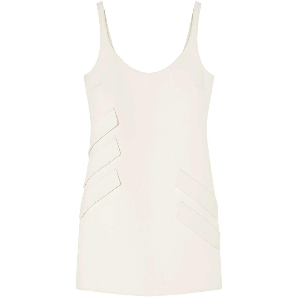 scoop-neck minidress