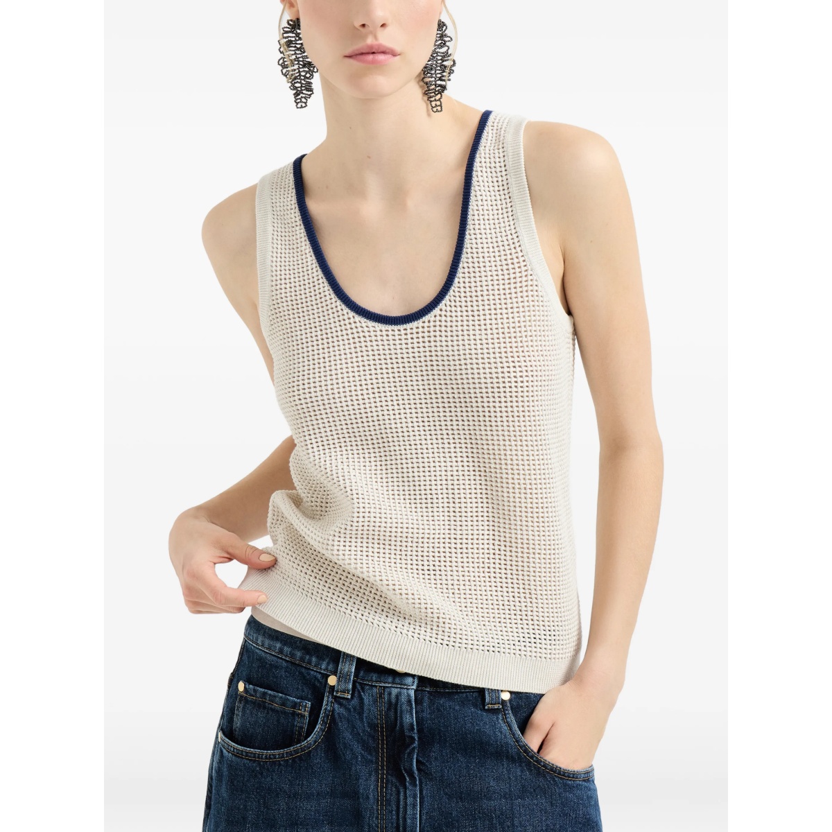 scoop-neck tank top - Img 4