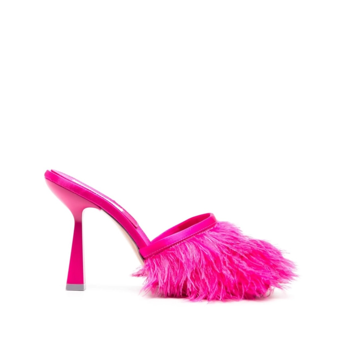 Sebastian 110mm feather-trim sandals