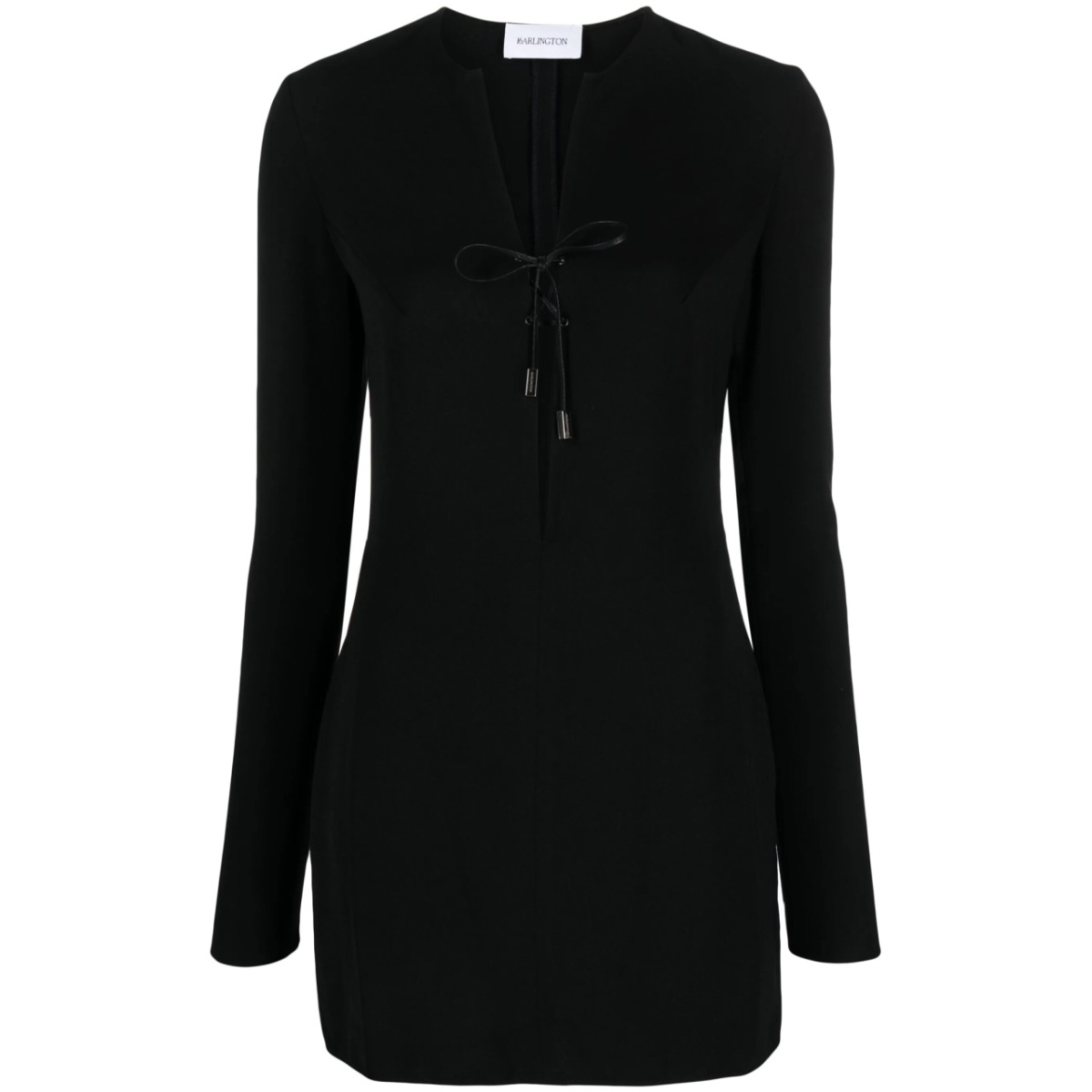 Seeran lace-up minidress