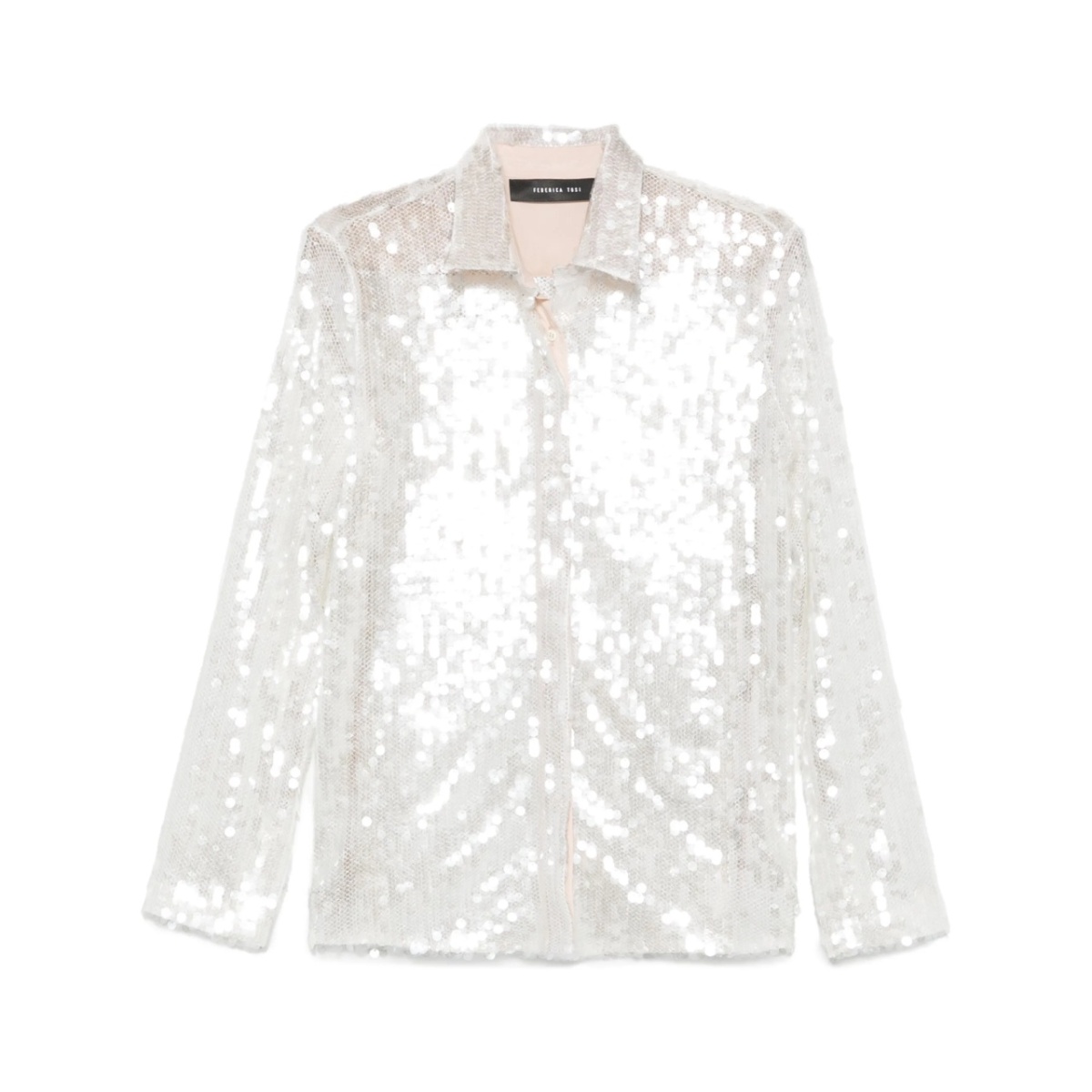 sequin-embellished shirt