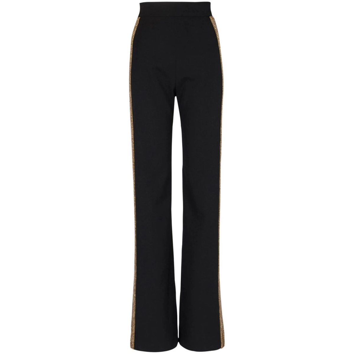 sequin-embellished wide-leg trousers