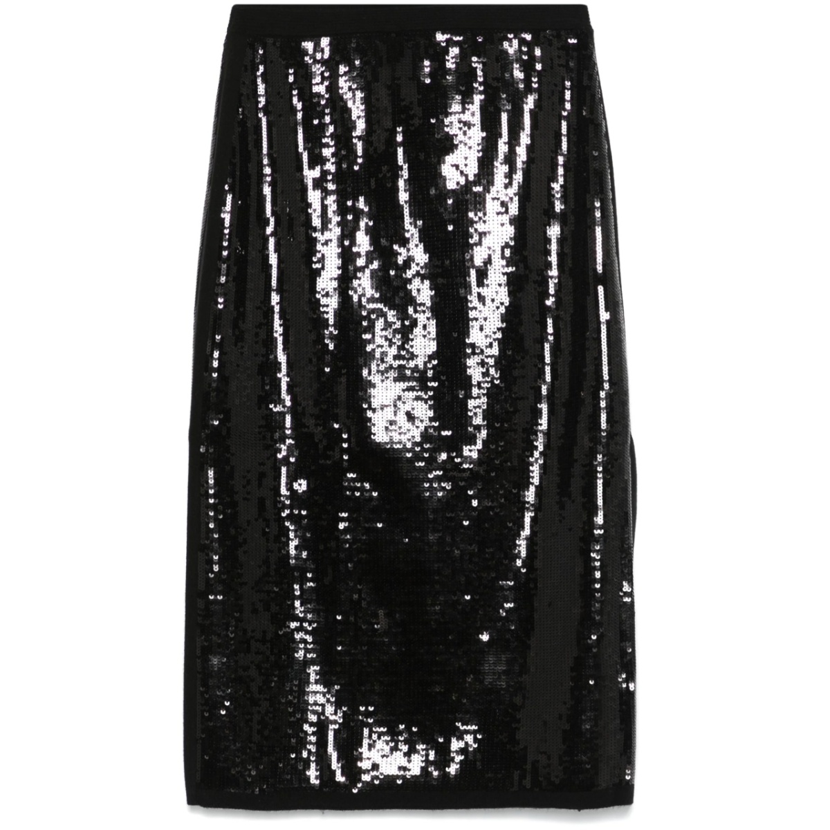sequinned midi skirt