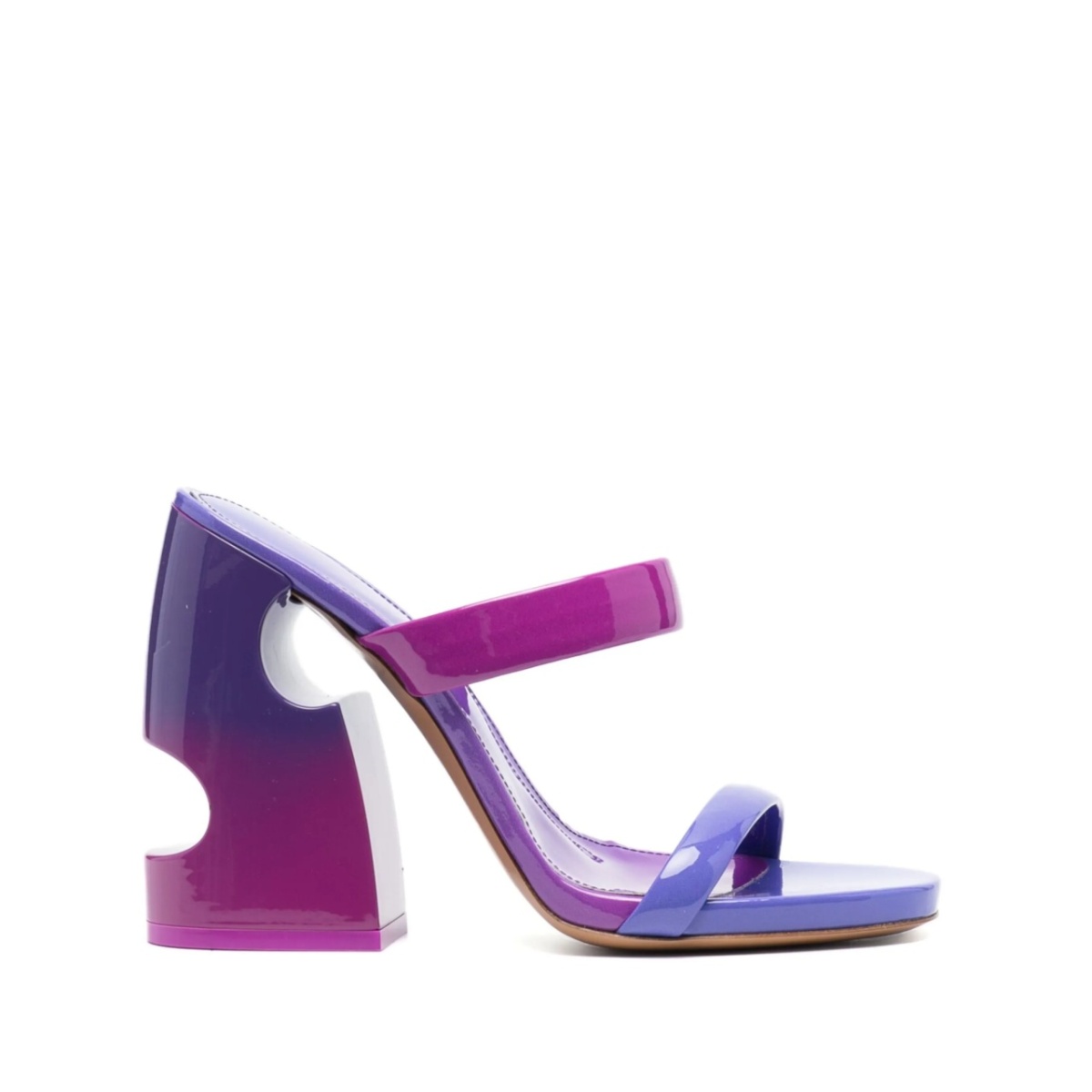 Shade Meteor 120mm leather mules