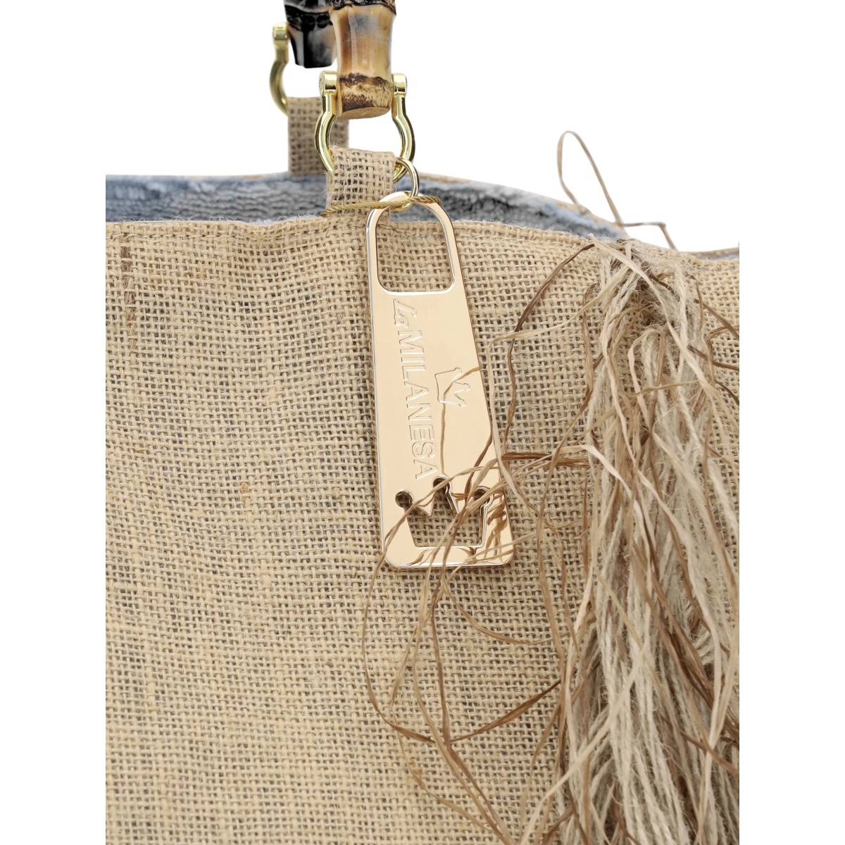 Sharon fringed-handle beach bag - Img 2