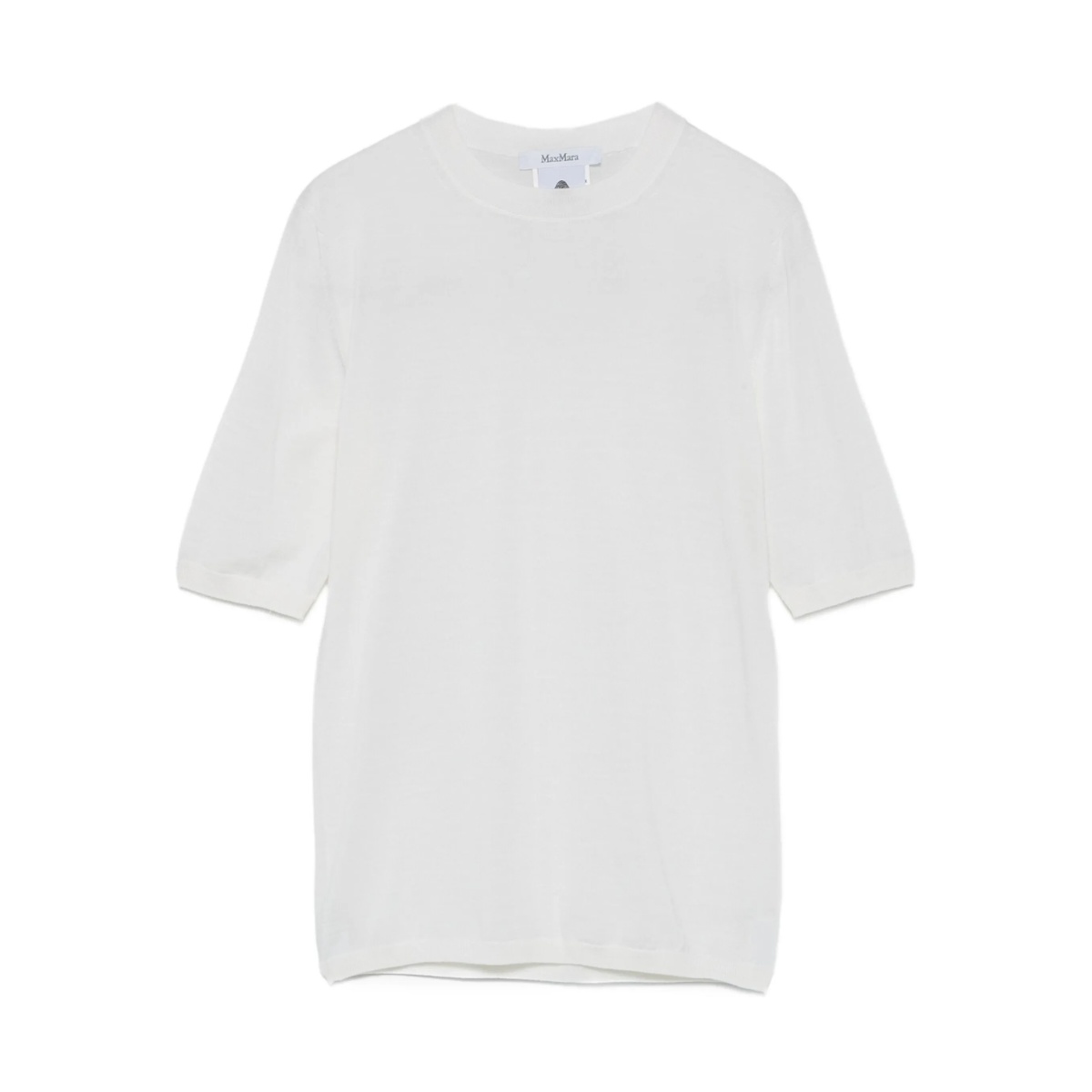 short-sleeve wool top