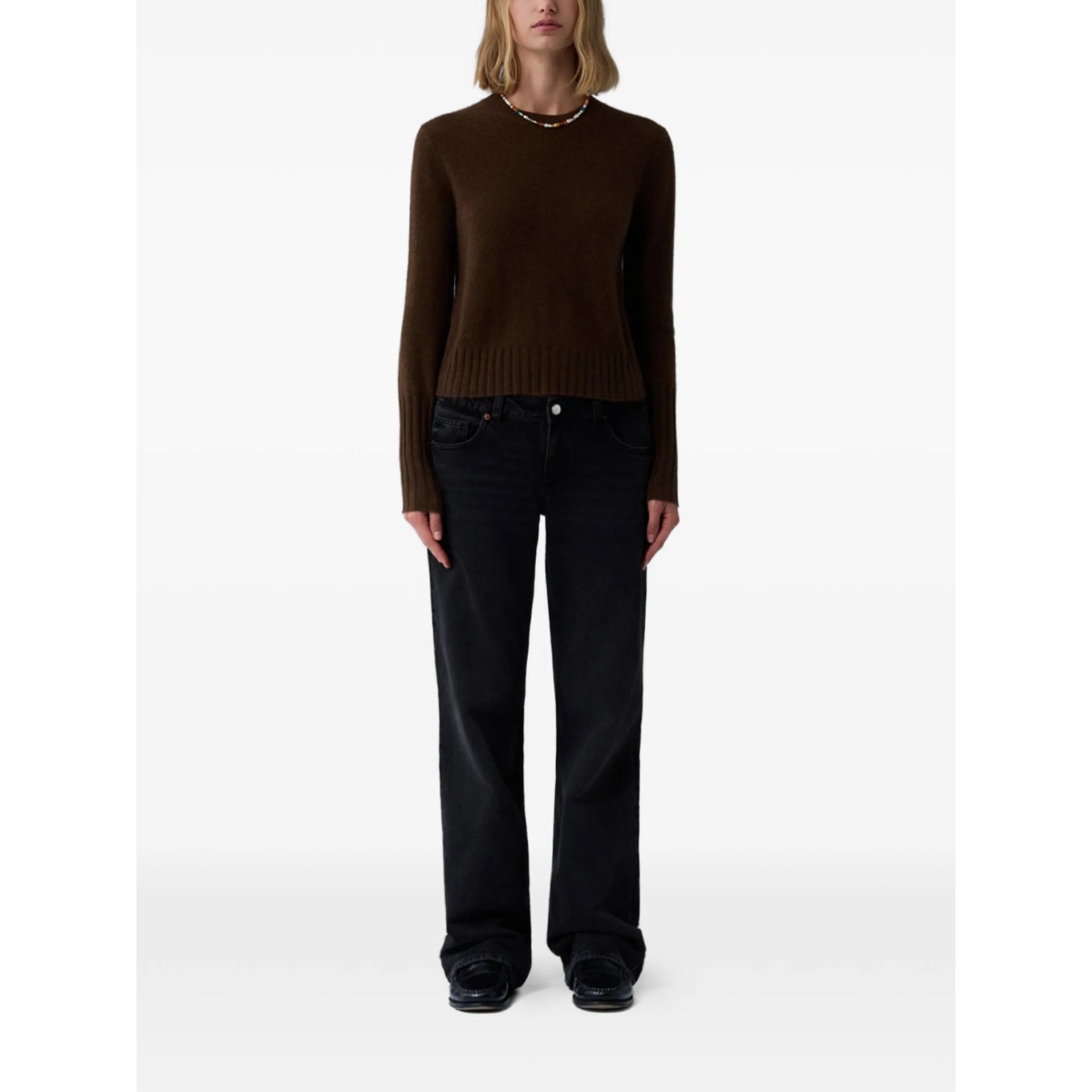 Shrunken Crew cashmere sweater - Img 2