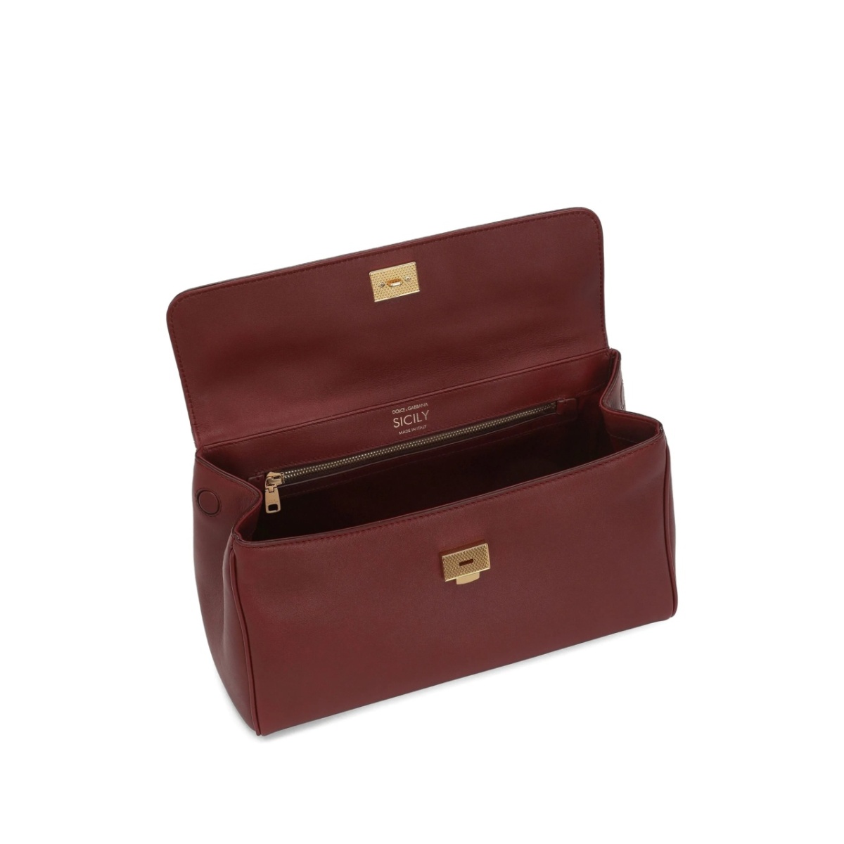 Sicily structured leather tote bag - Img 4