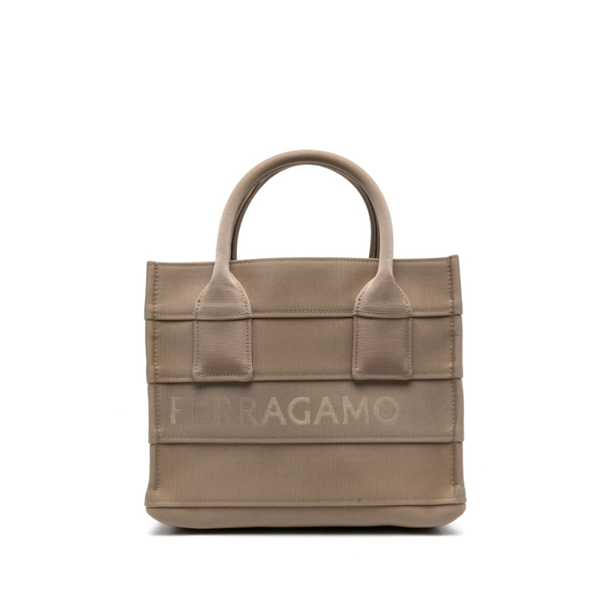 Signature (S) cotton-blend tote bag