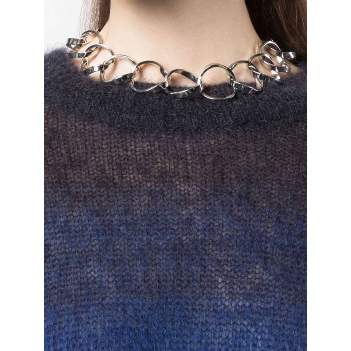 silver-plated choker necklace - Img 2