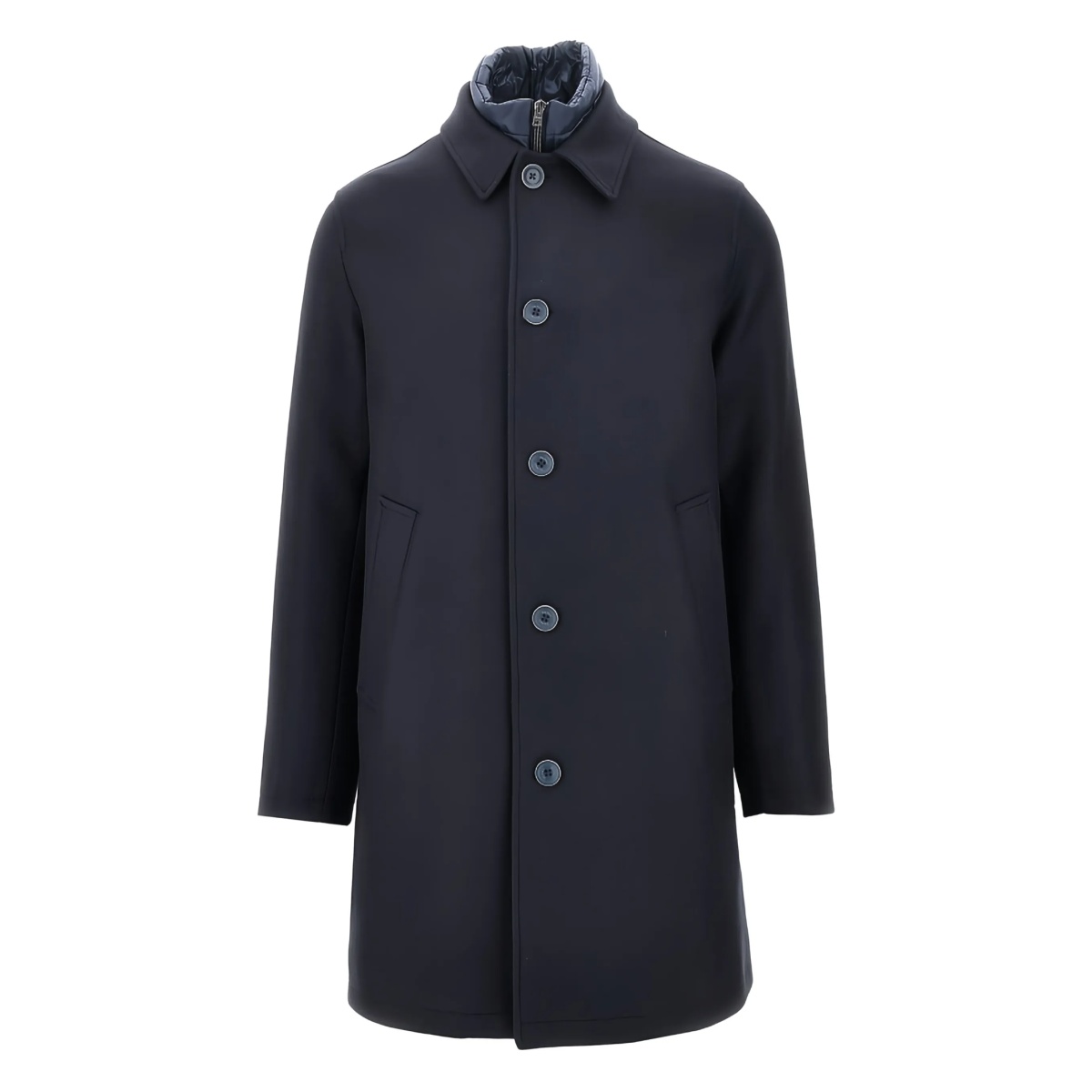 single-breasted coat