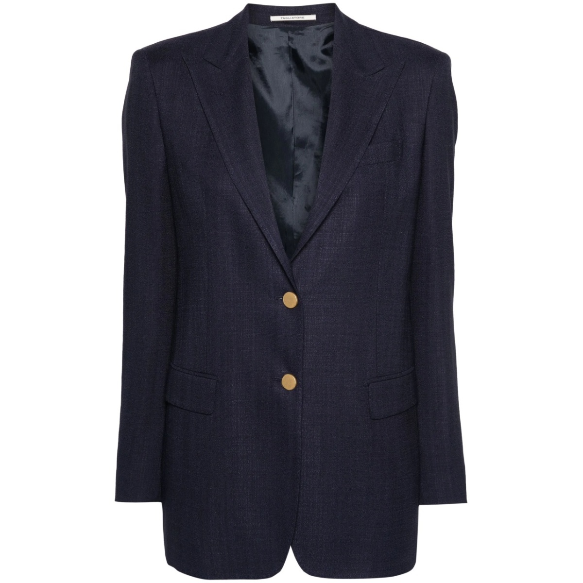 single-breasted jacquard blazer